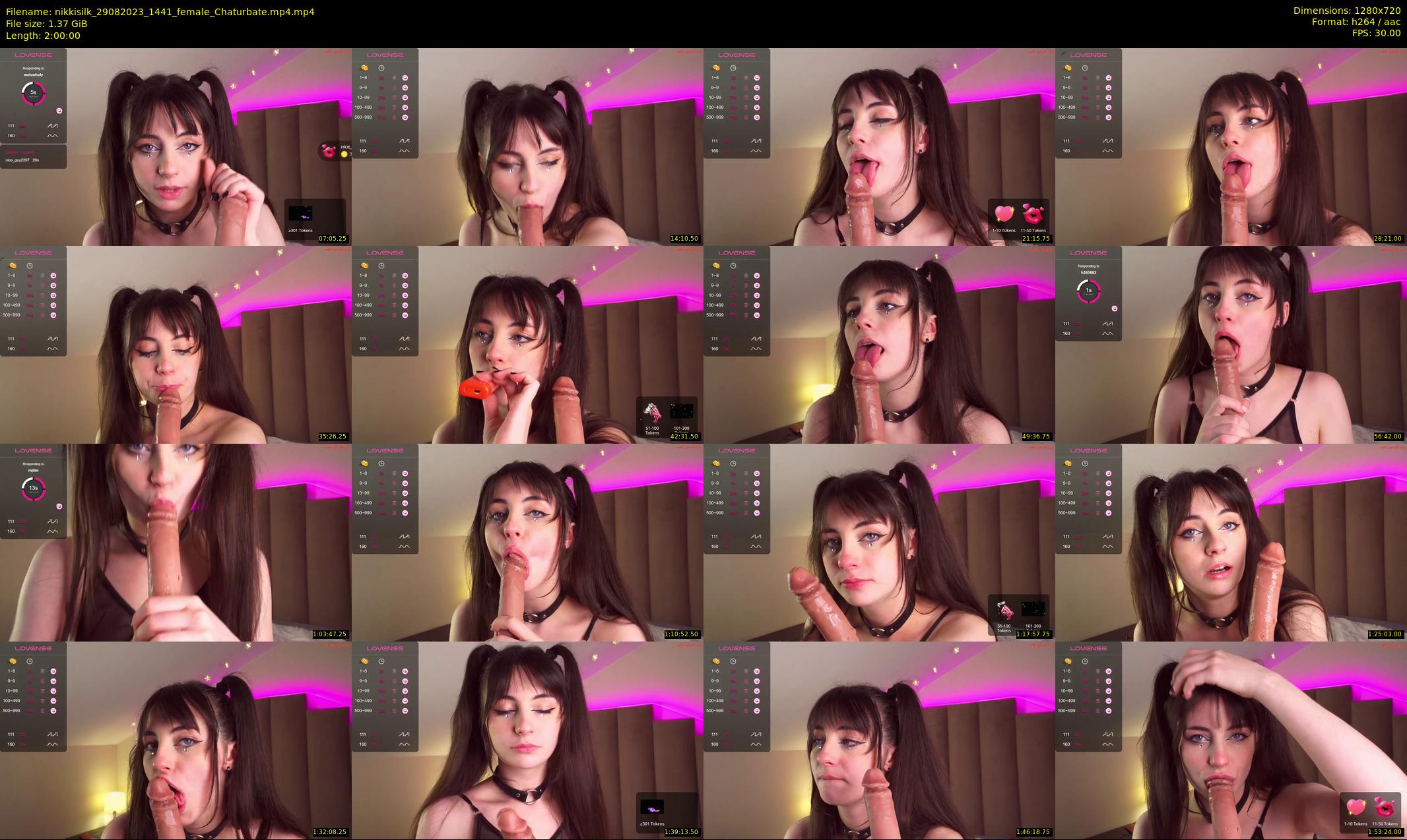 nikkisilk — 120 minute Chaturbate female cam show recording, 720p, Aug 29, 2023