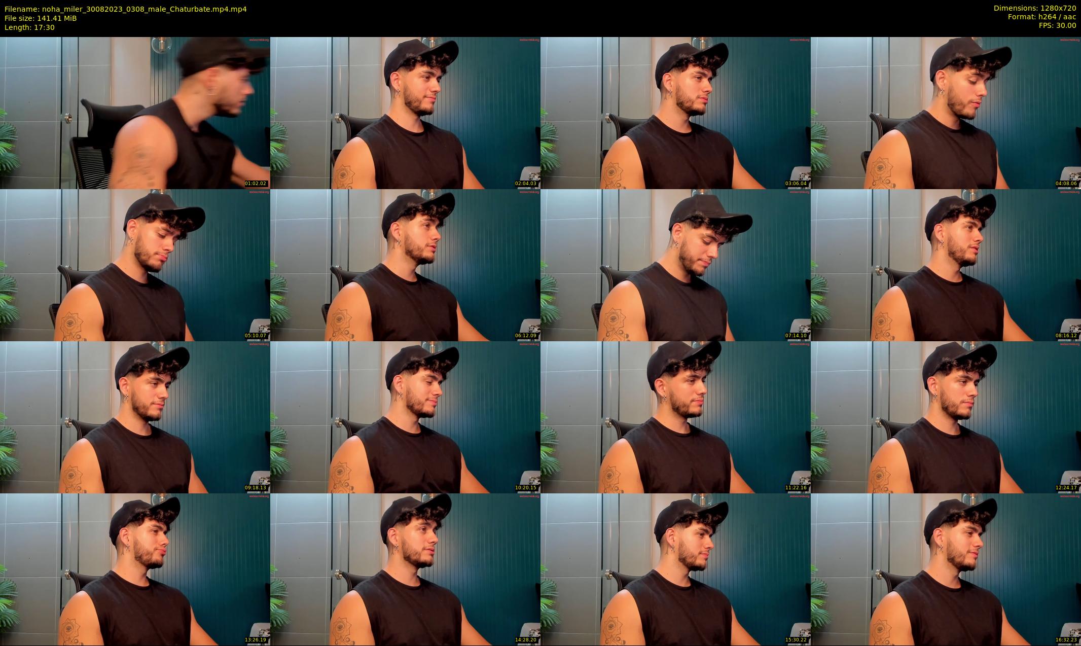 noha_miler — 18 minute Chaturbate male cam show recording, 720p, Aug 30, 2023