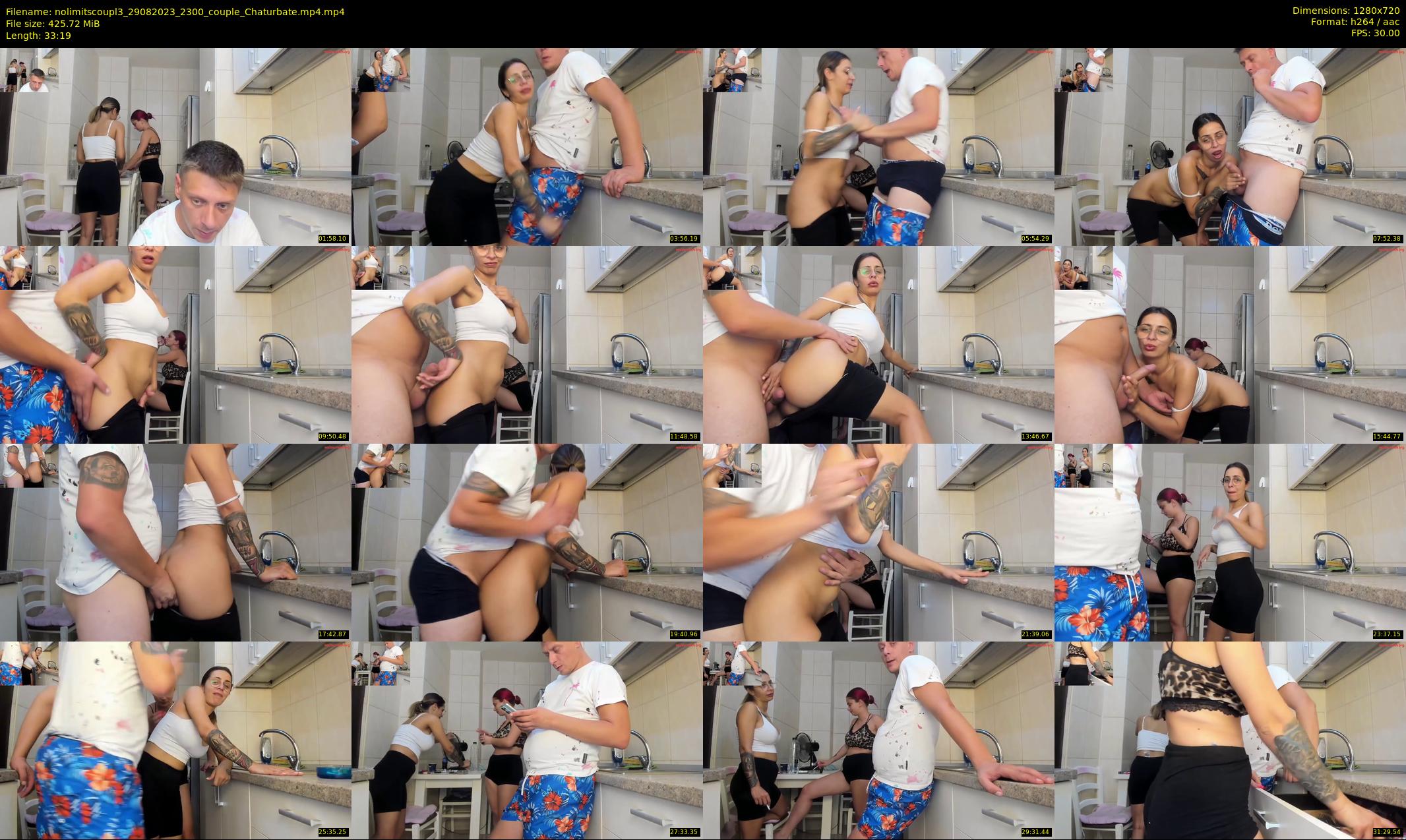 nolimitscoupl3 — 34 minute Chaturbate couple cam show recording, 720p, Aug 29, 2023