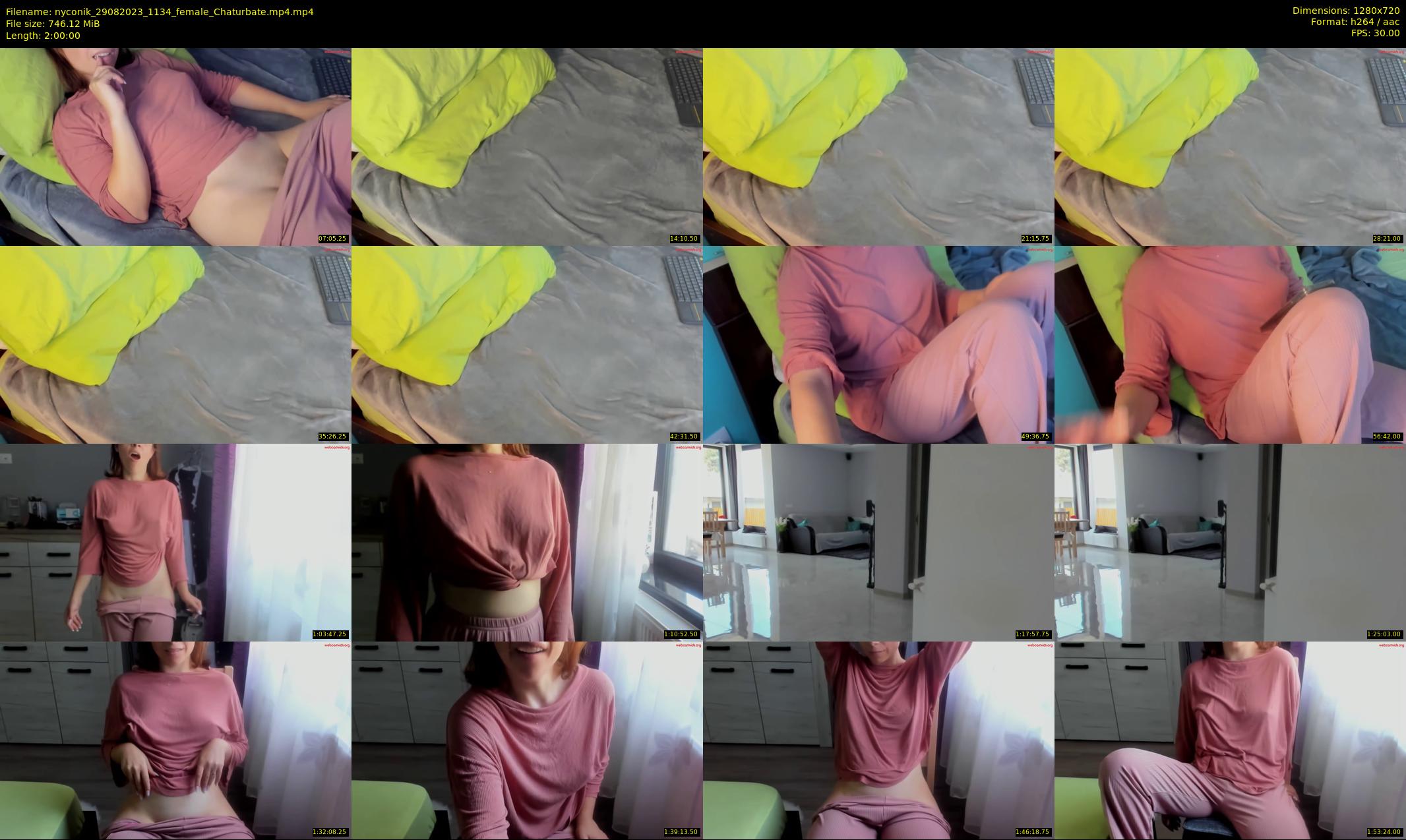 nyconik — 120 minute Chaturbate female cam show recording, 720p, Aug 29, 2023