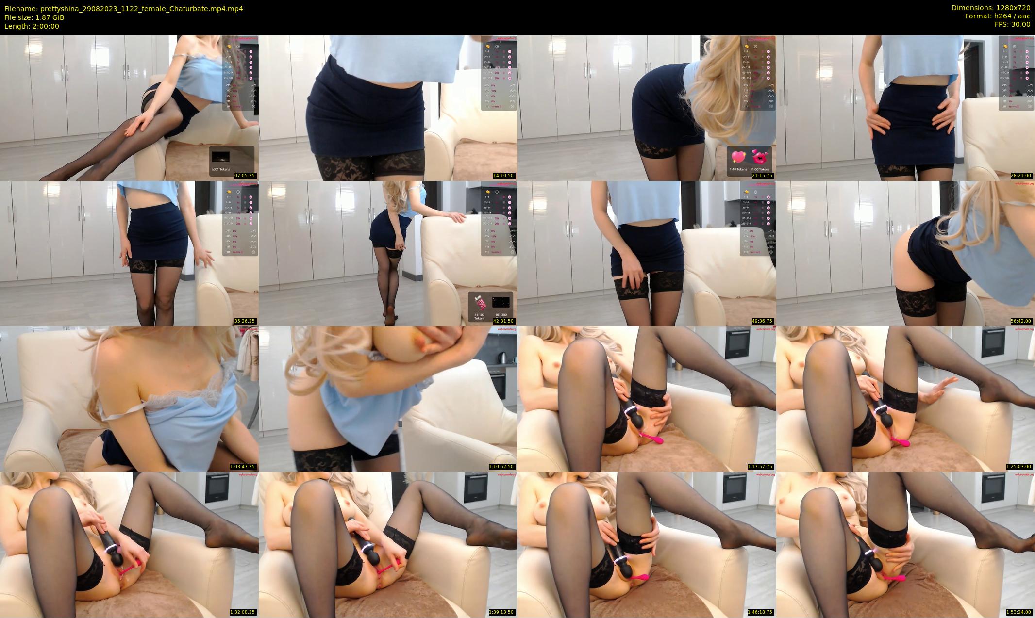 prettyshina — 120 minute Chaturbate female cam show recording, 720p, Aug 29, 2023