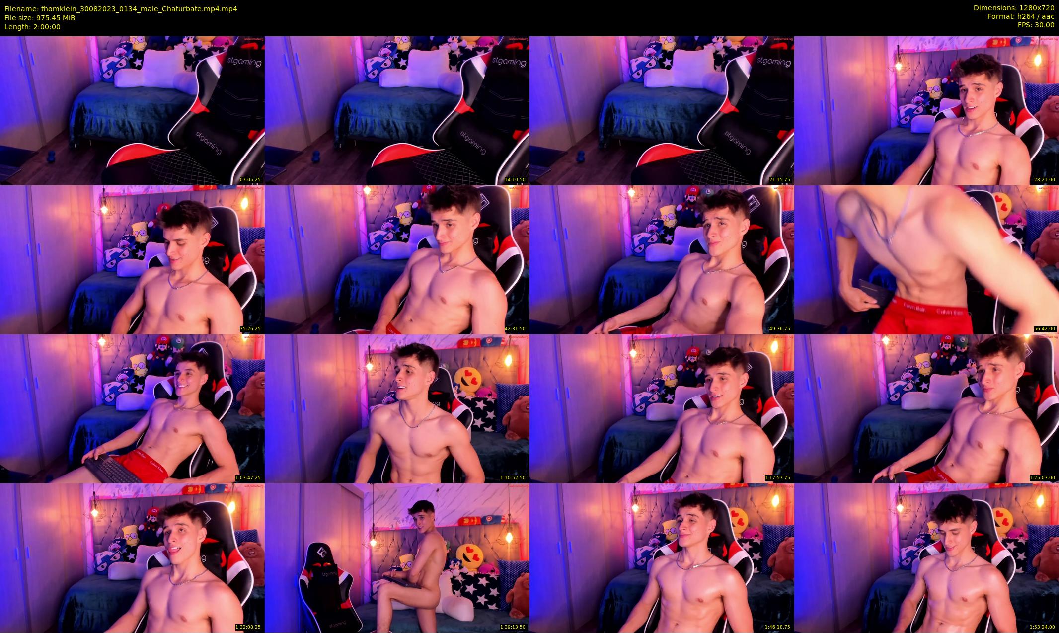 thomklein — 120 minute Chaturbate male cam show recording, 720p, Aug 30, 2023