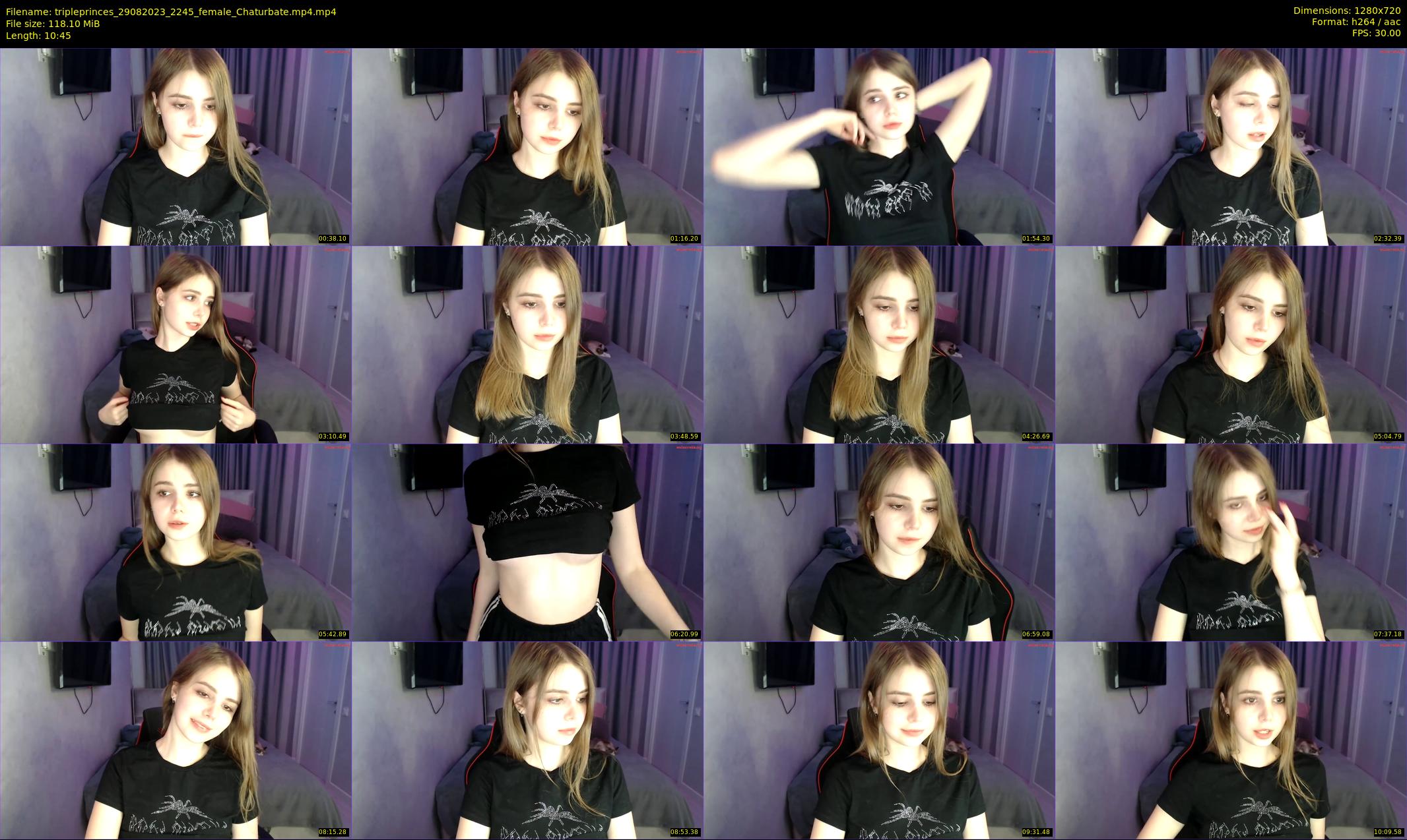tripleprinces — 11 minute Chaturbate female cam show recording, 720p, Aug 29, 2023