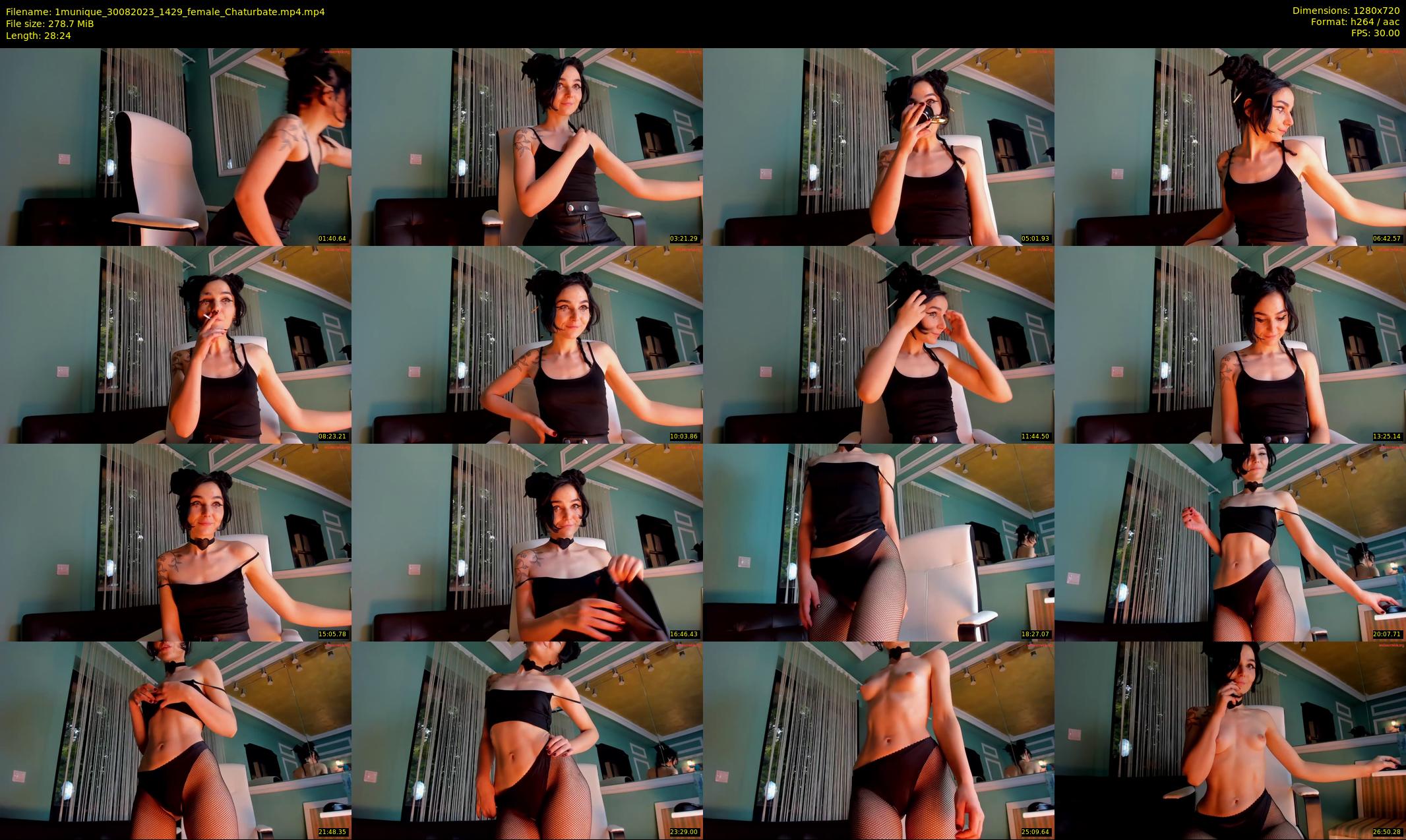 1munique — 29 minute Chaturbate female cam show recording, 720p, Aug 30, 2023