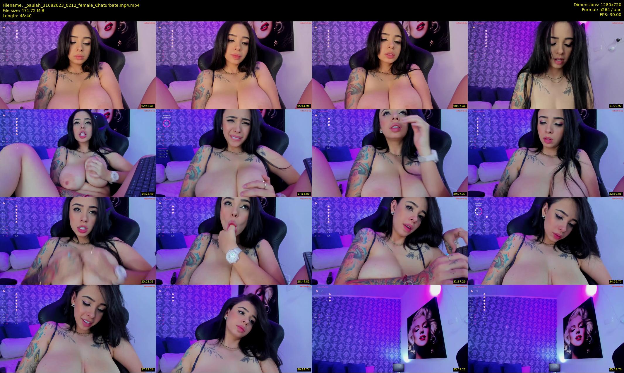 _paulah — 49 minute Chaturbate female cam show recording, 720p, Aug 31, 2023