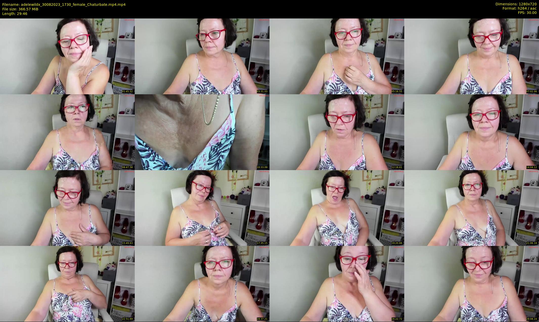 adelewildx — 30 minute Chaturbate female cam show recording, 720p, Aug 30, 2023