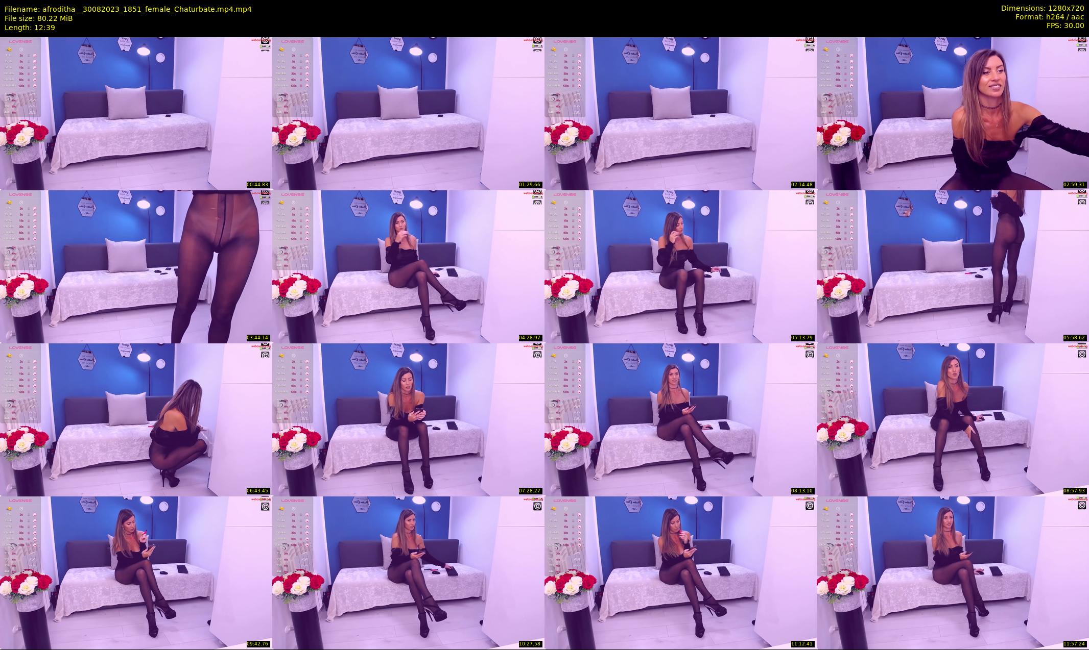 afroditha_ — 13 minute Chaturbate female cam show recording, 720p, Aug 30, 2023