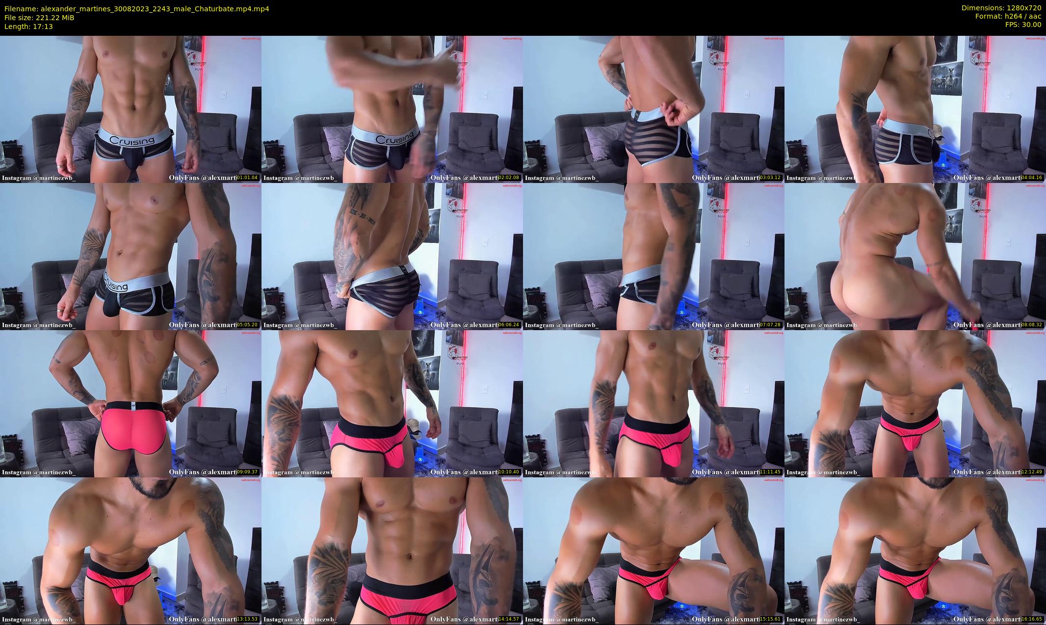 alexander_martines — 18 minute Chaturbate male cam show recording, 720p, Aug 30, 2023