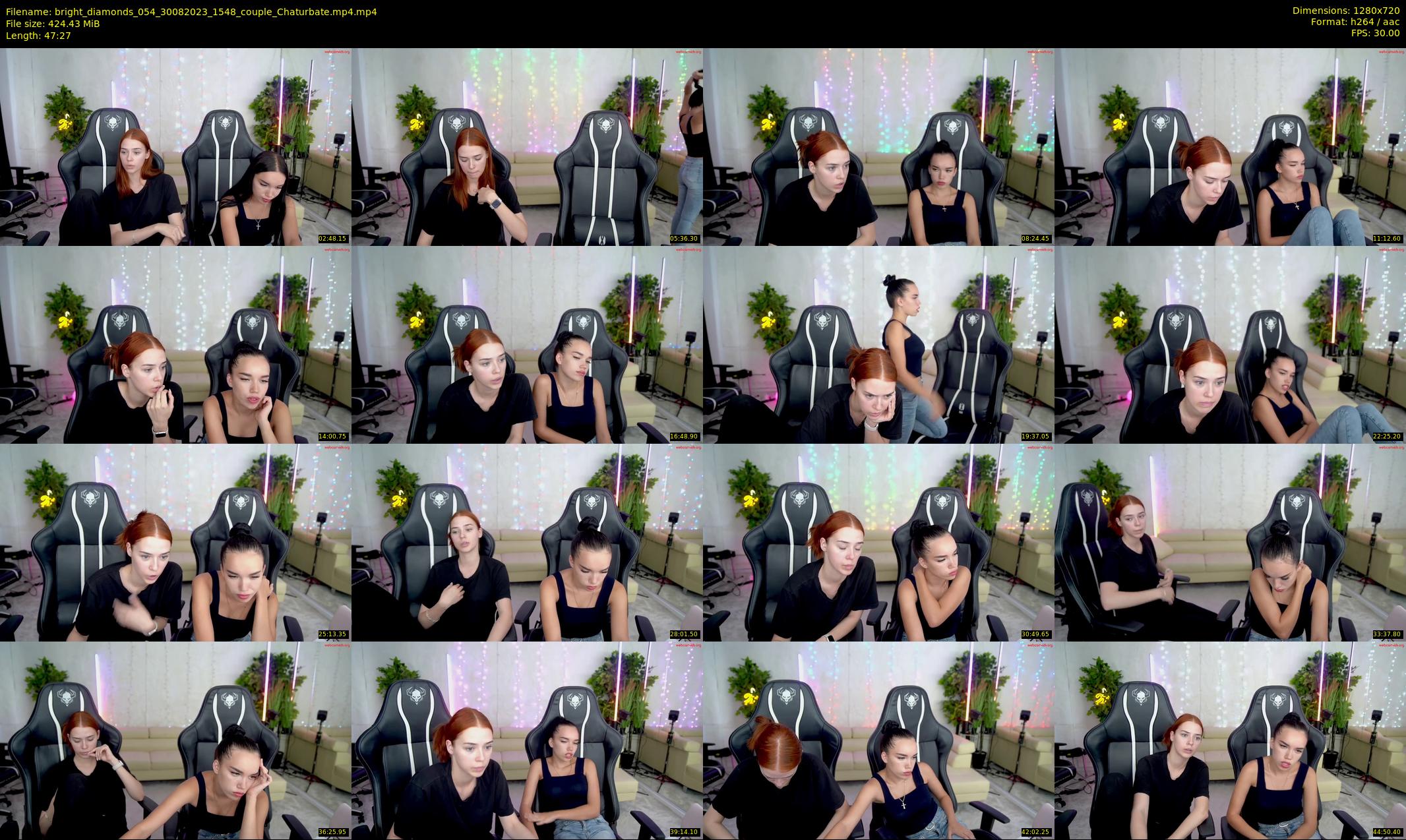 bright_diamonds_054 — 48 minute Chaturbate couple cam show recording, 720p, Aug 30, 2023