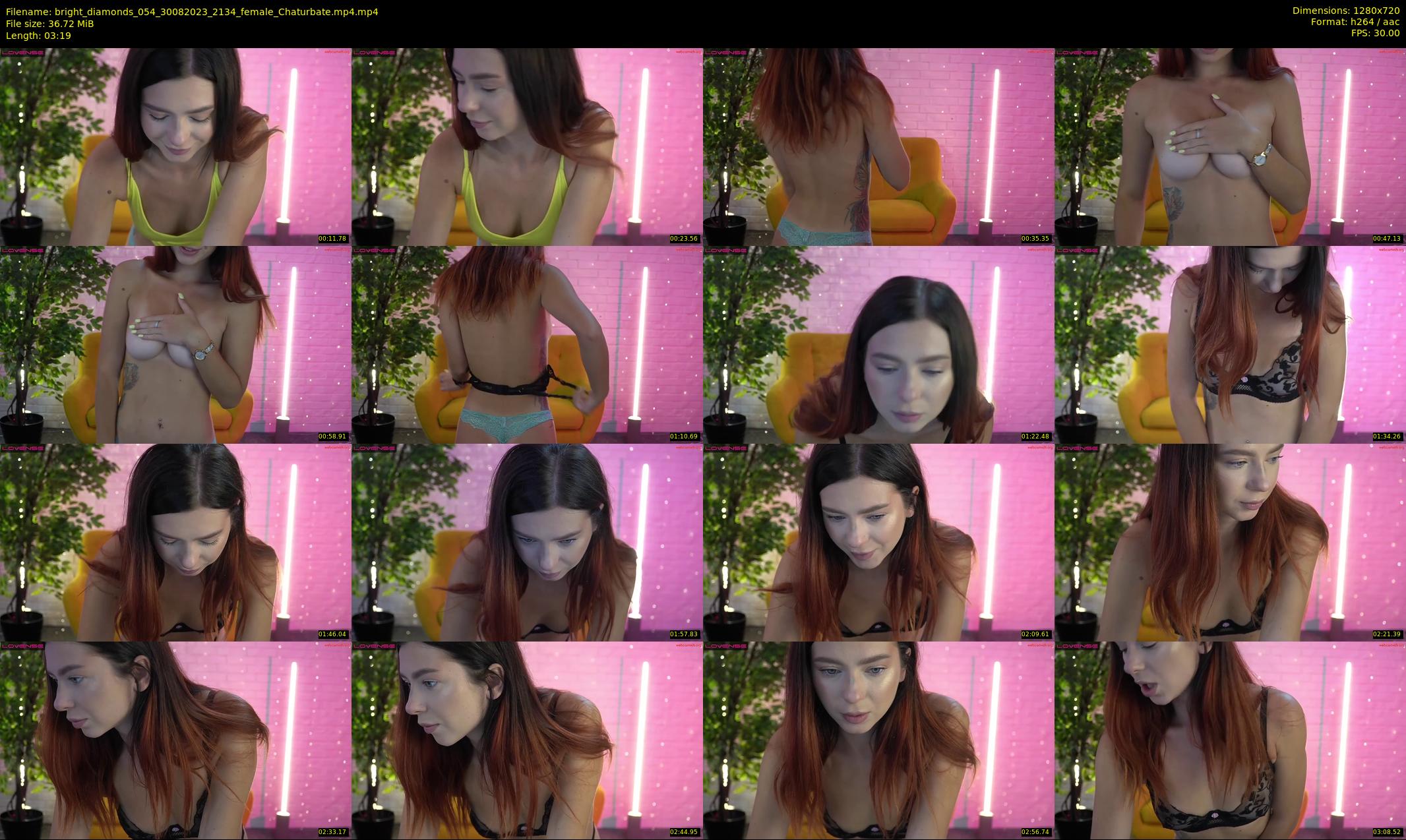 bright_diamonds_054 — 4 minute Chaturbate couple cam show recording, 720p, Aug 30, 2023