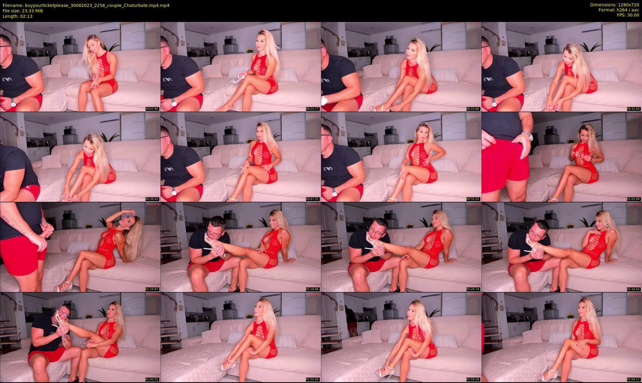 buyyourticketplease — 3 minute Chaturbate couple cam show recording, 720p, Aug 30, 2023