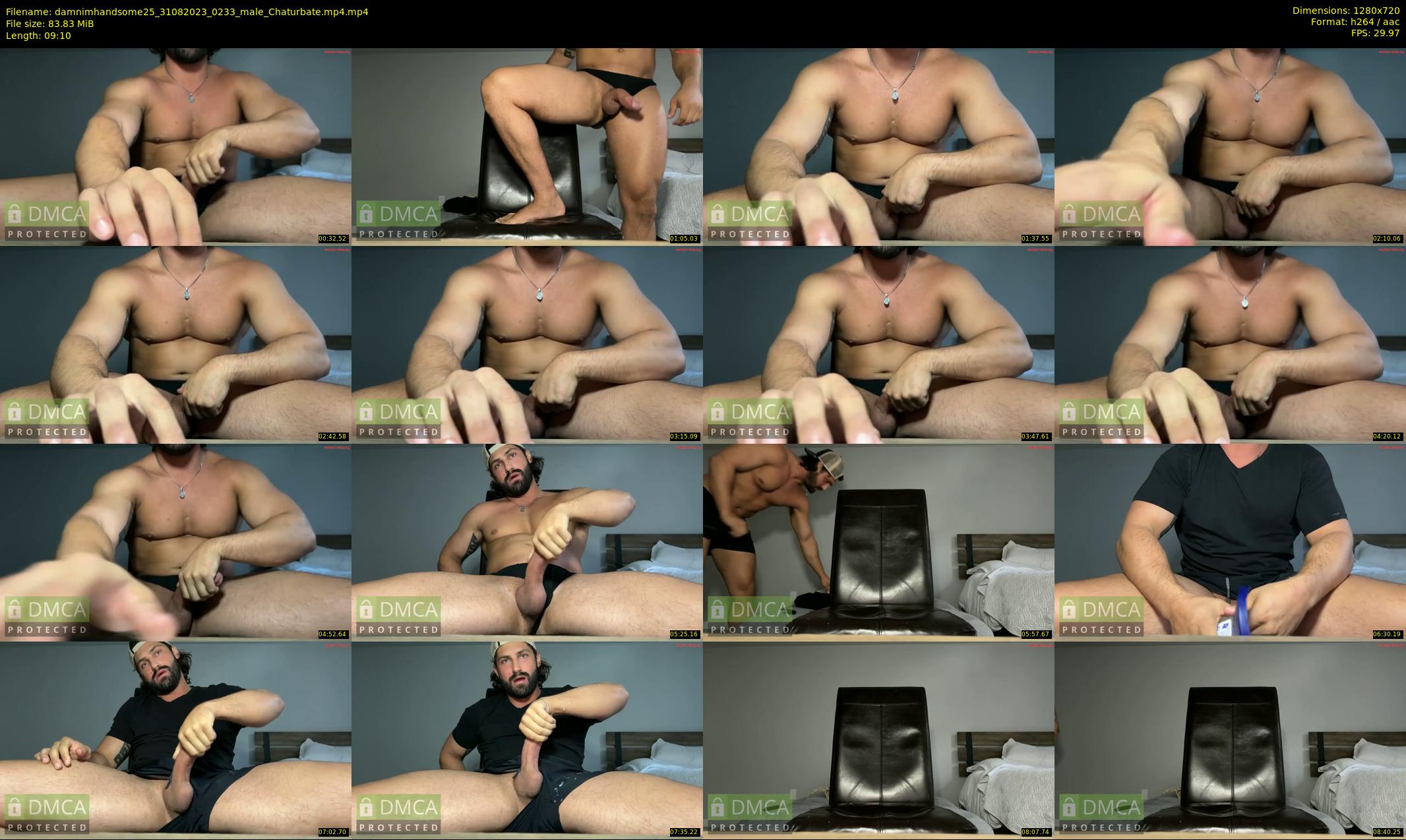 damnimhandsome25 — 10 minute Chaturbate male cam show recording, 720p, Aug 31, 2023