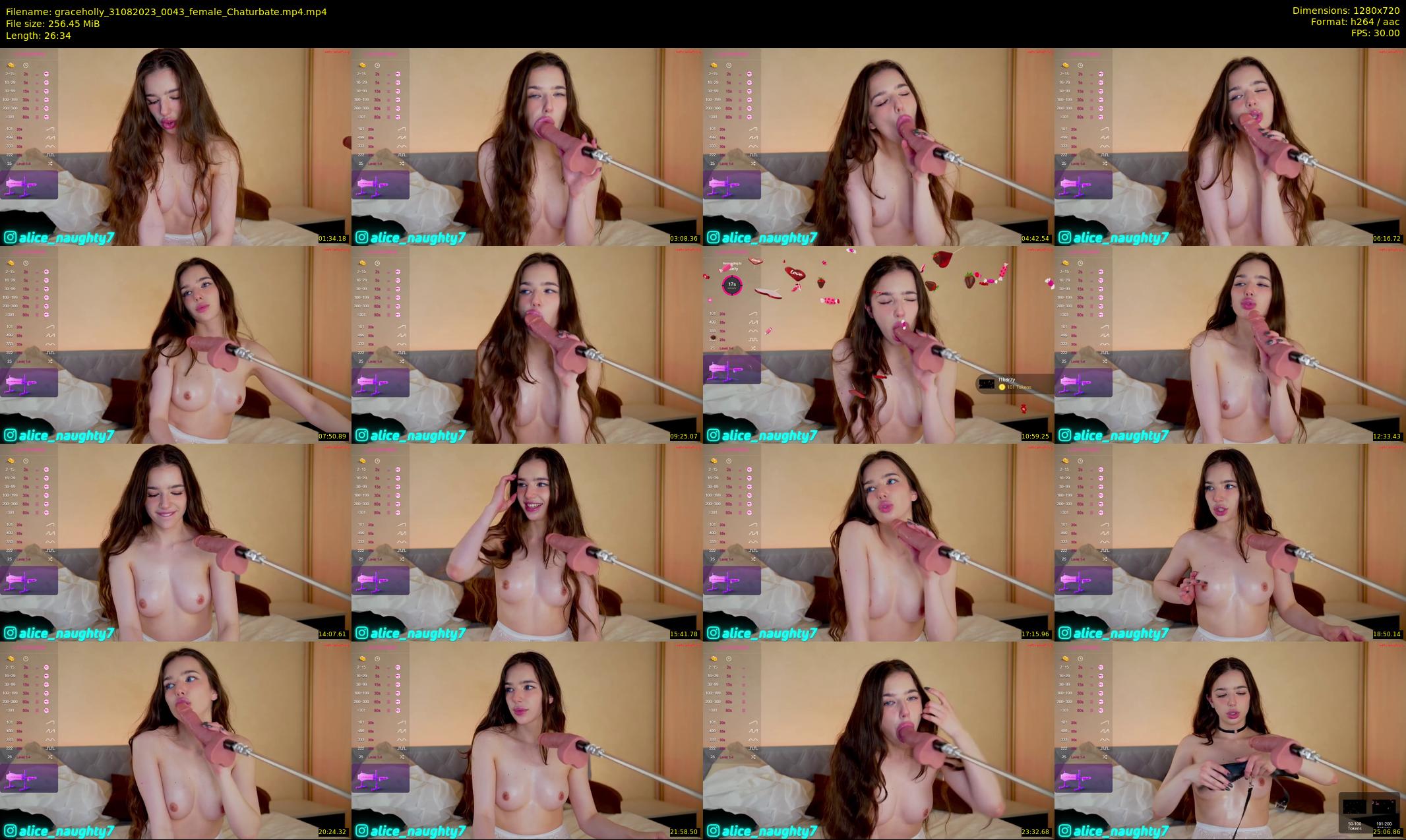 graceholly — 27 minute Chaturbate female cam show recording, 720p, Aug 31, 2023