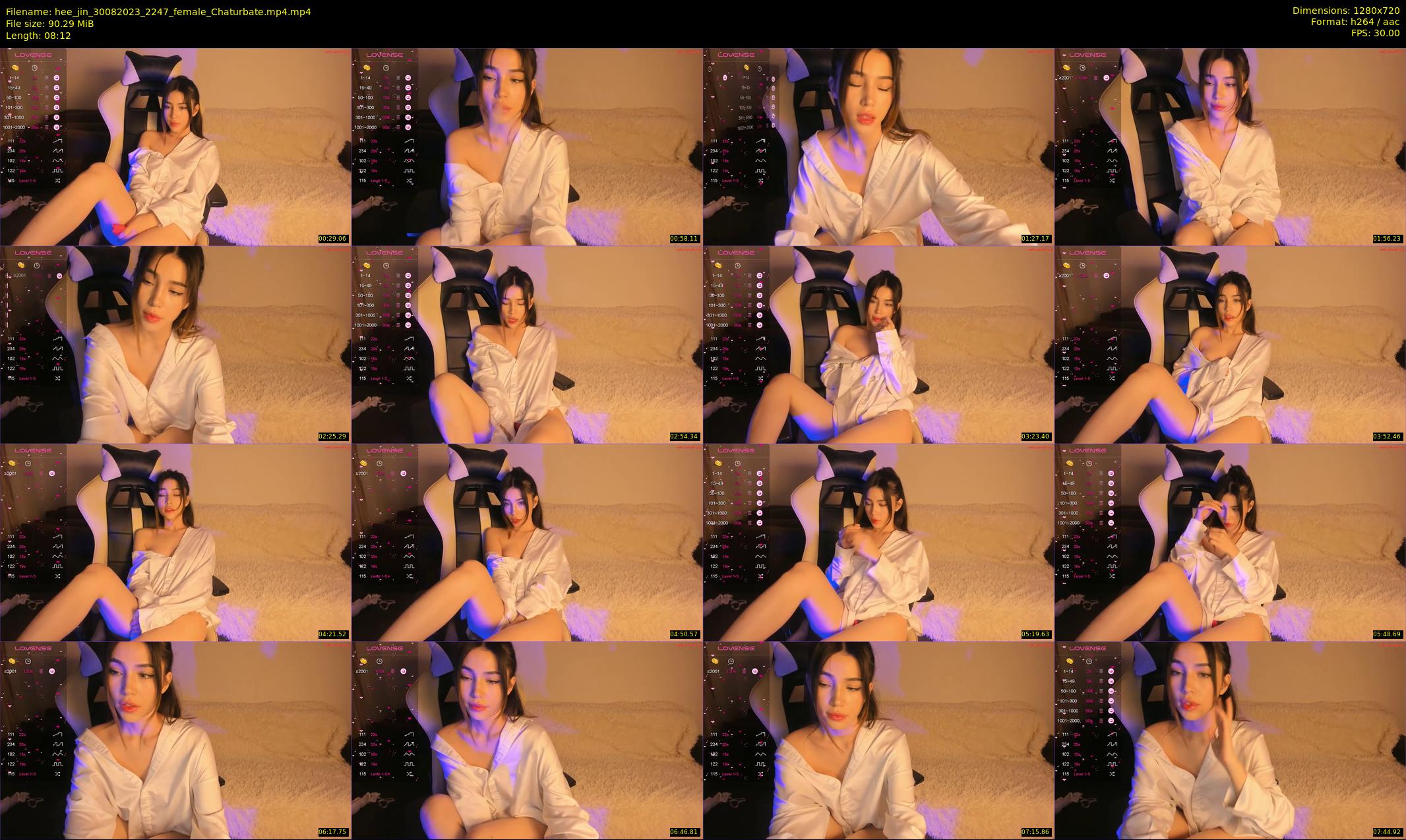hee_jin — 9 minute Chaturbate female cam show recording, 720p, Aug 30, 2023