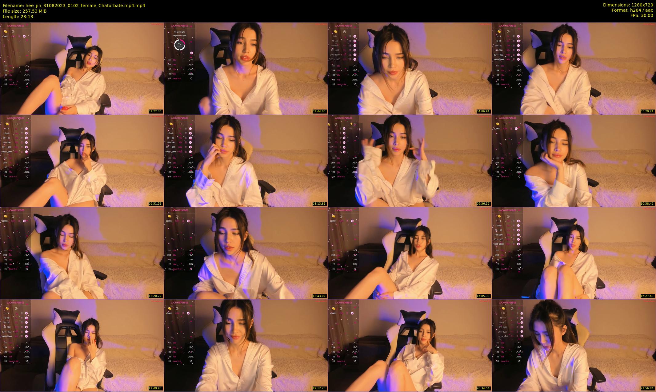 hee_jin — 24 minute Chaturbate female cam show recording, 720p, Aug 31, 2023