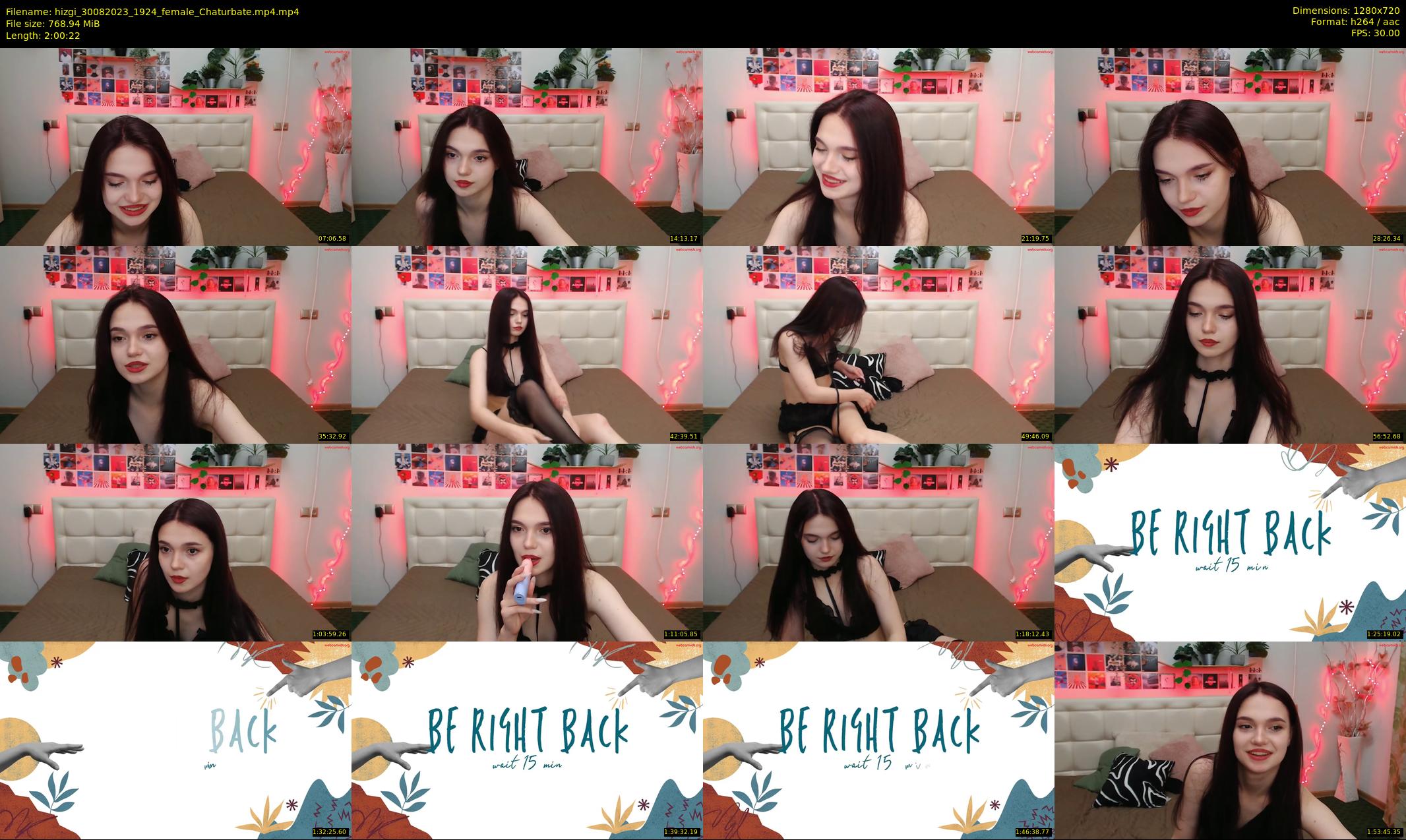 hizgi — 121 minute Chaturbate couple cam show recording, 720p, Aug 30, 2023