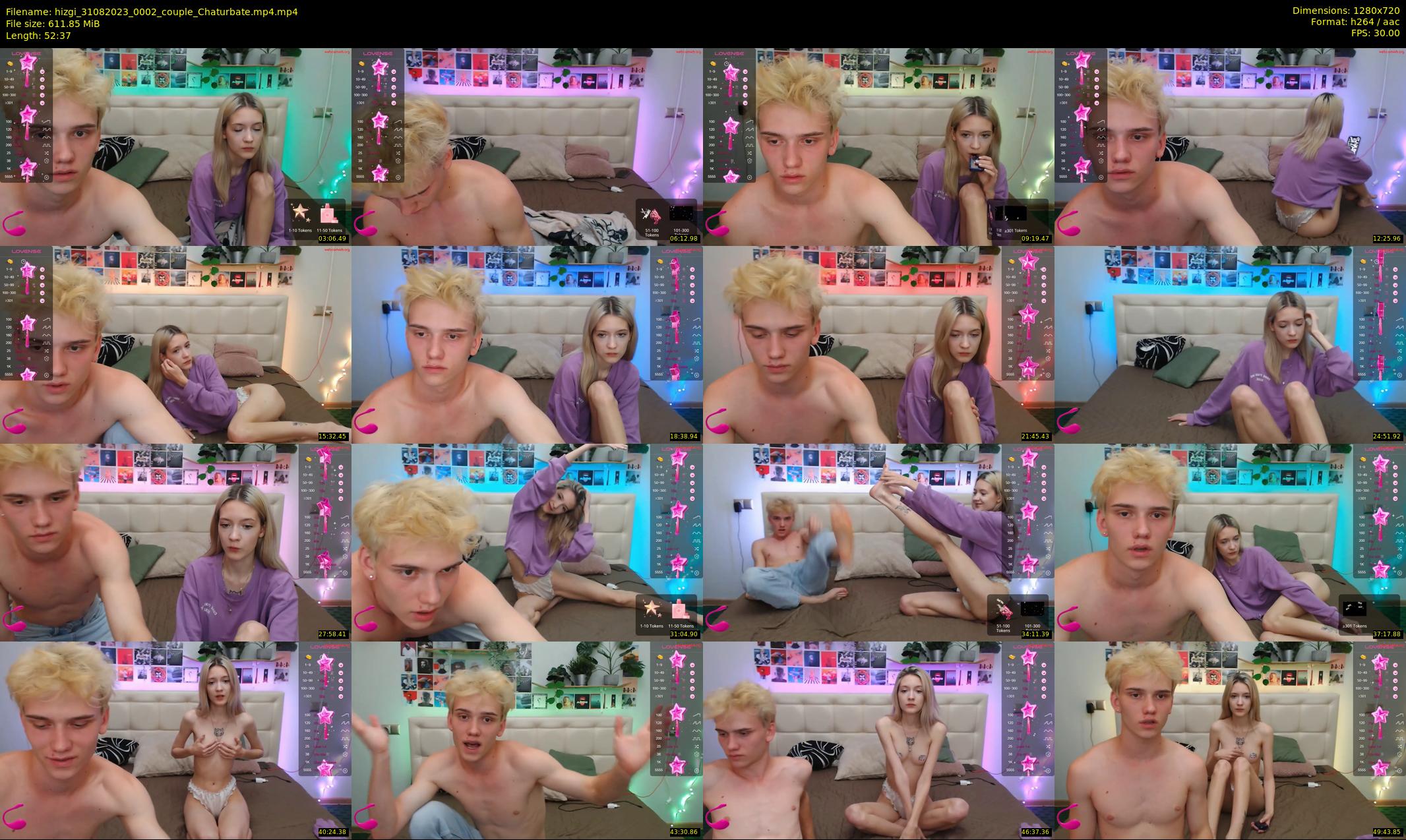 hizgi — 53 minute Chaturbate couple cam show recording, 720p, Aug 31, 2023