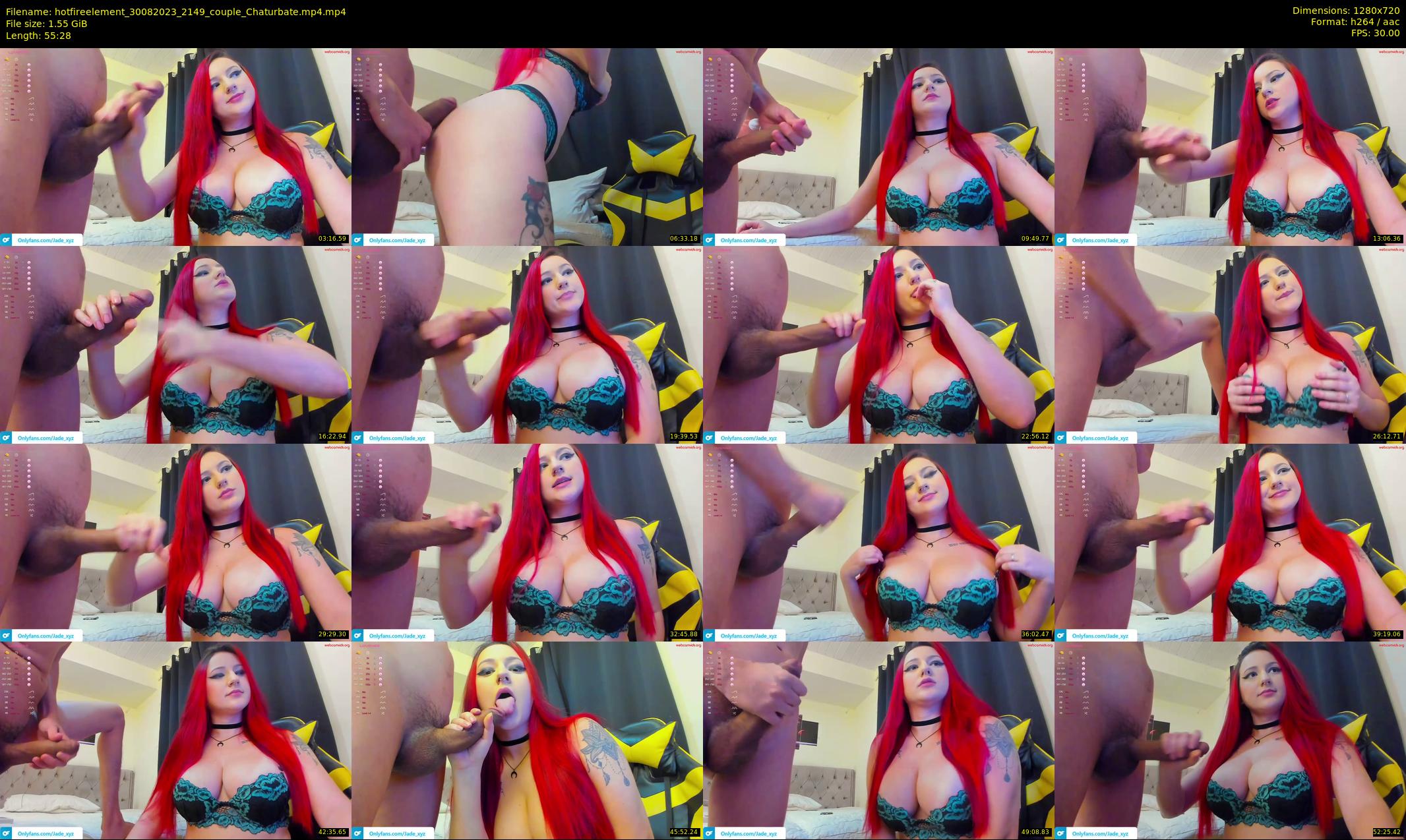 hotfireelement — 56 minute Chaturbate couple cam show recording, 720p, Aug 30, 2023