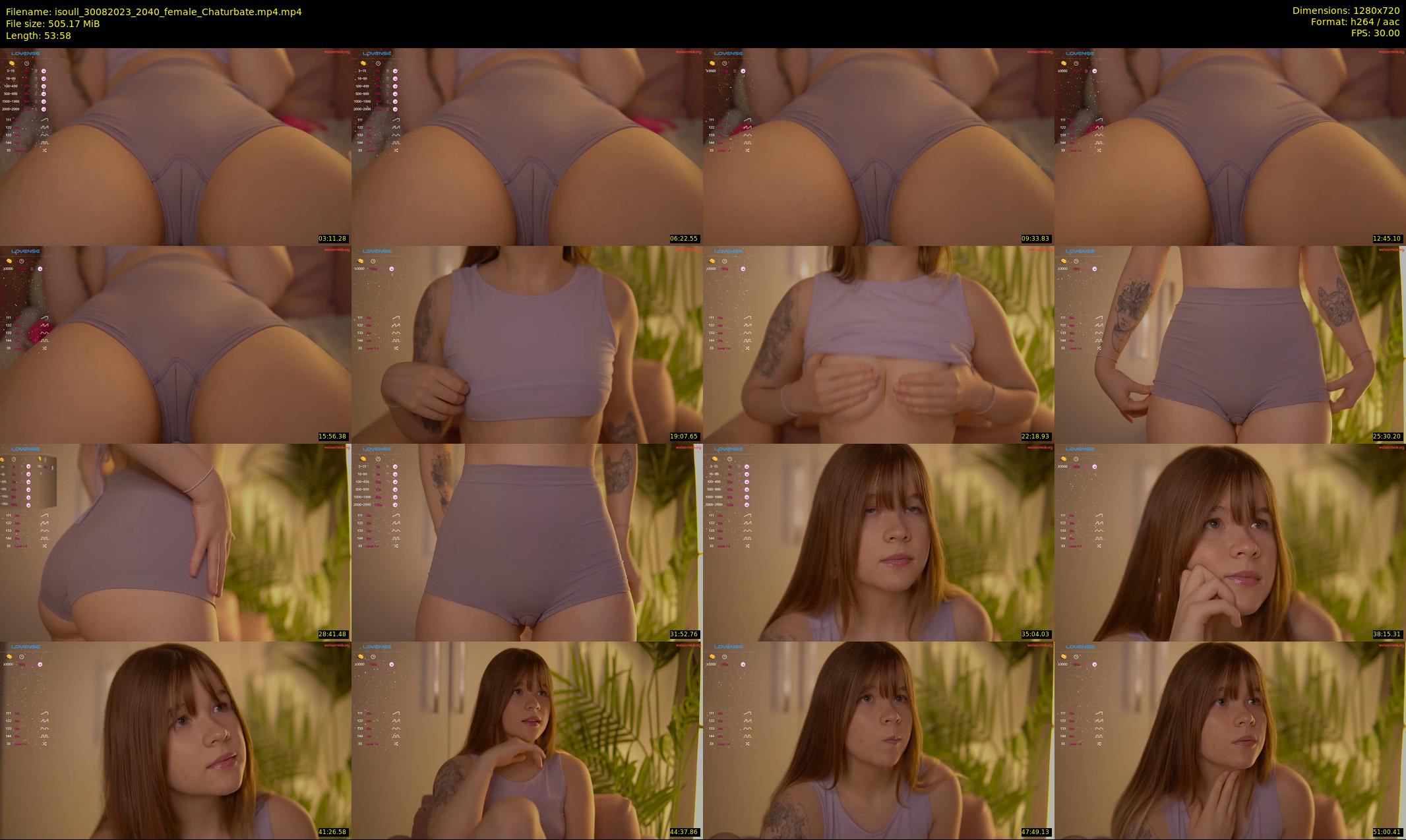 isoull — 54 minute Chaturbate female cam show recording, 720p, Aug 30, 2023