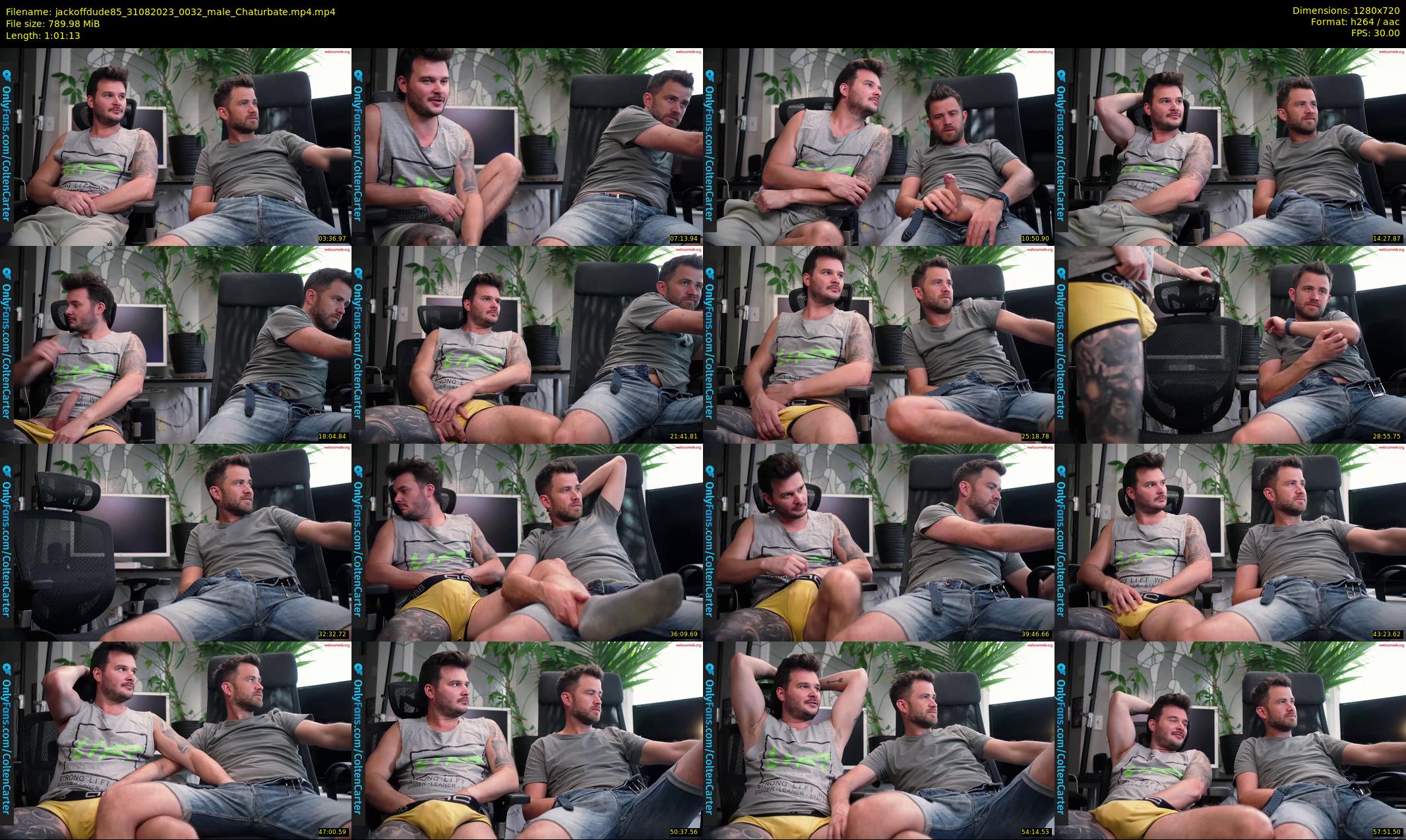 jackoffdude85 — 62 minute Chaturbate male cam show recording, 720p, Aug 31, 2023