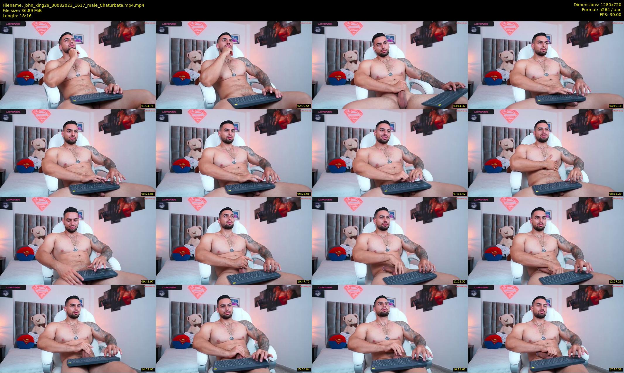 john_king29 — 19 minute Chaturbate male cam show recording, 720p, Aug 30, 2023