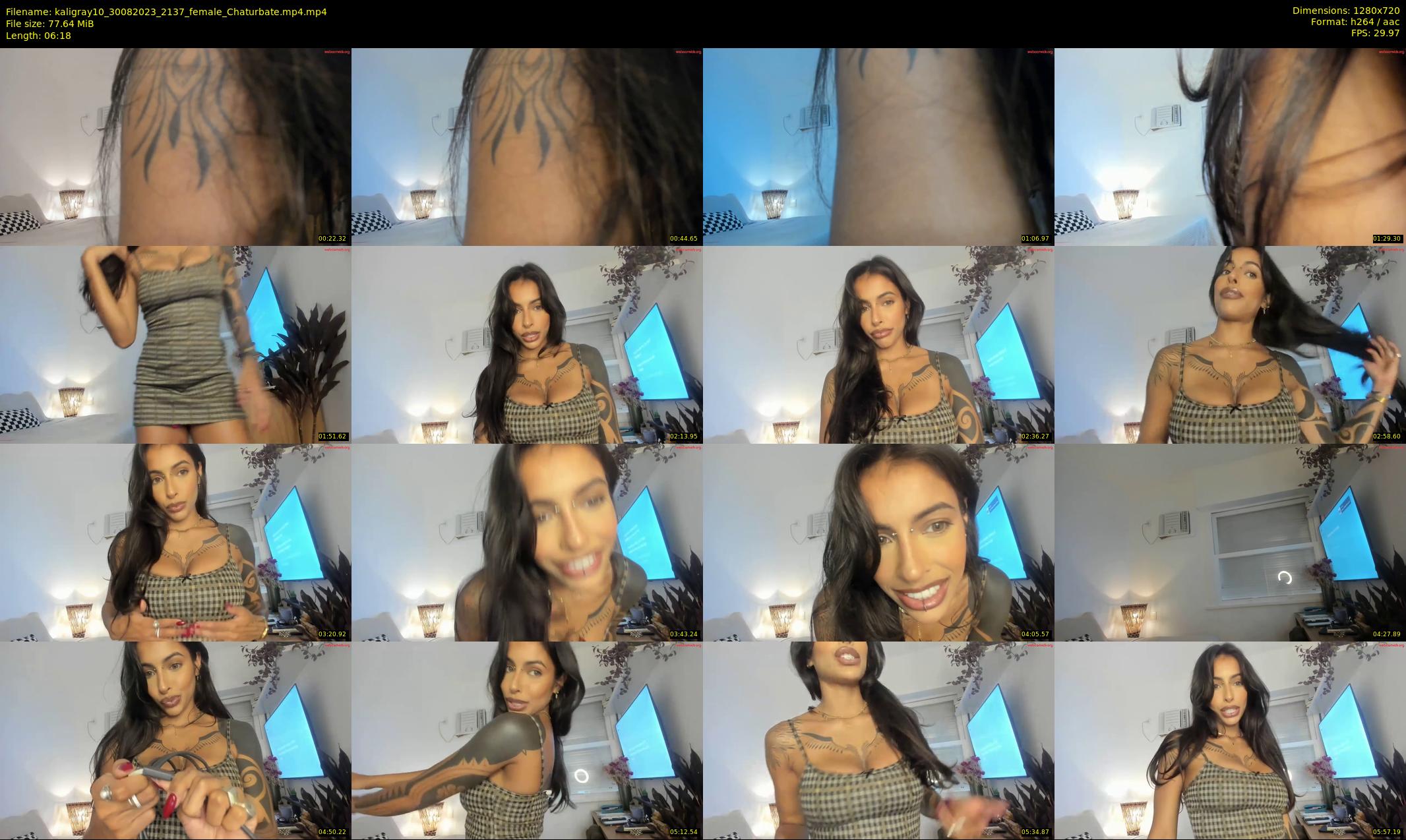 kaligray10 — 7 minute Chaturbate female cam show recording, 720p, Aug 30, 2023