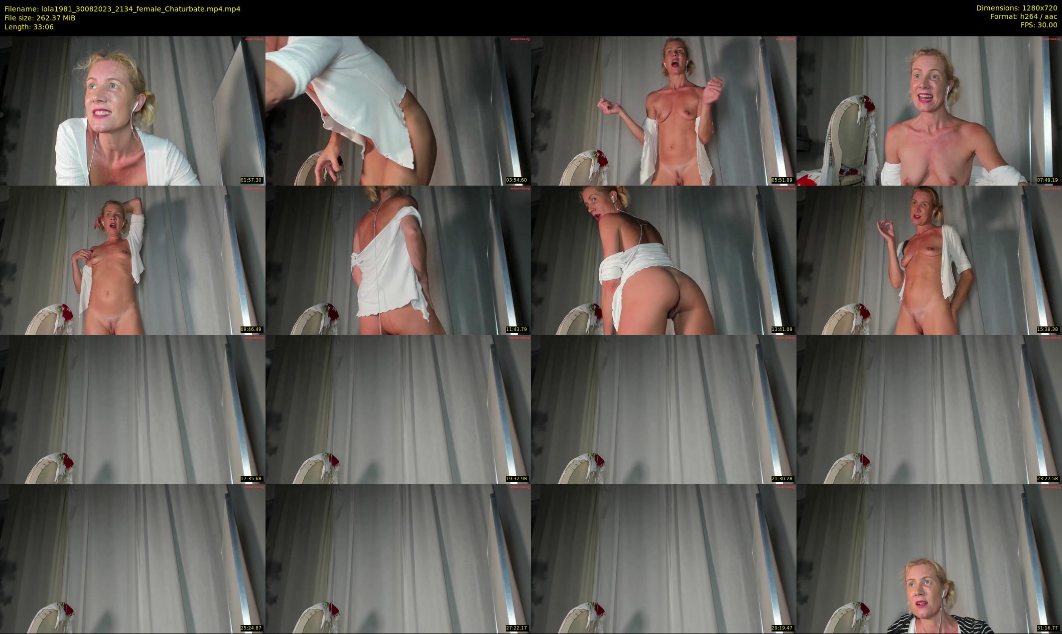 lola1981 — 34 minute Chaturbate female cam show recording, 720p, Aug 30, 2023