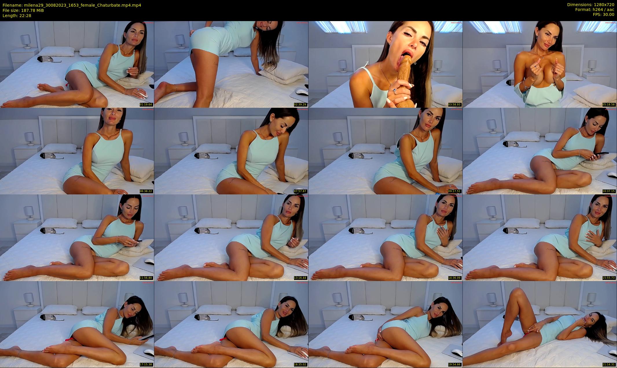 milena29 — 23 minute Chaturbate female cam show recording, 720p, Aug 30, 2023