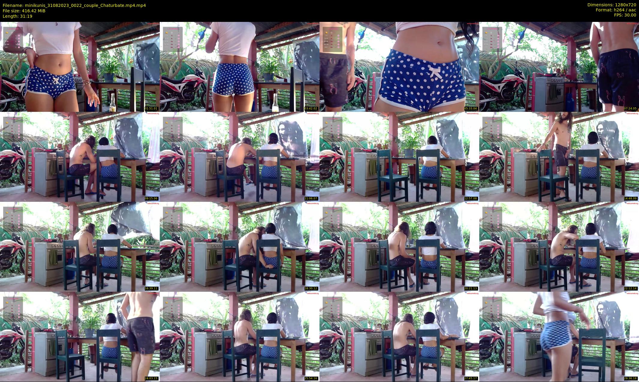 minikunis — 32 minute Chaturbate couple cam show recording, 720p, Aug 31, 2023
