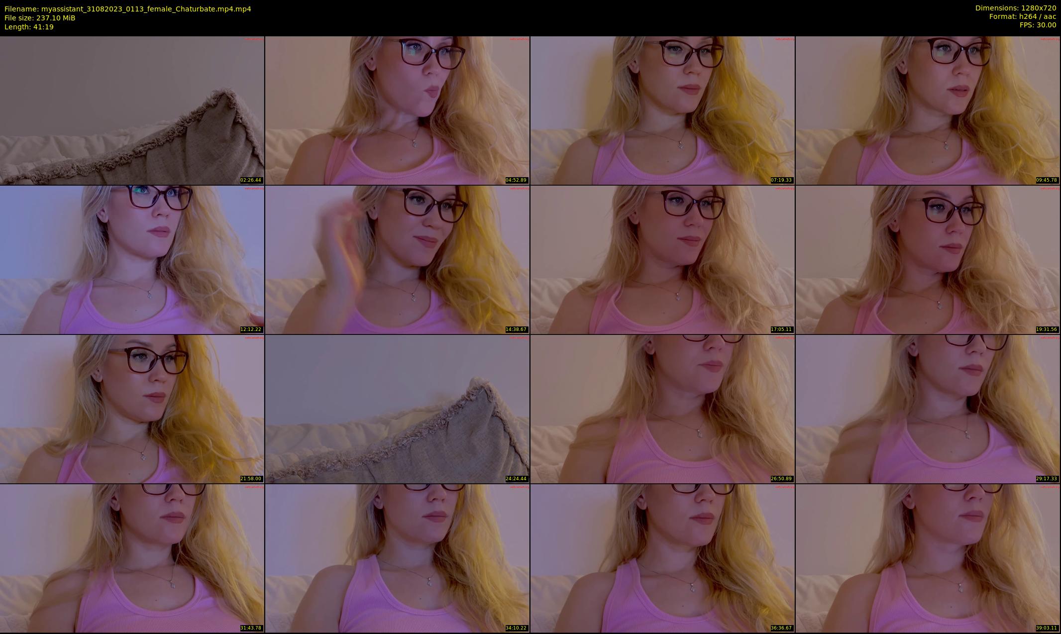 myassistant — 42 minute Chaturbate female cam show recording, 720p, Aug 31, 2023