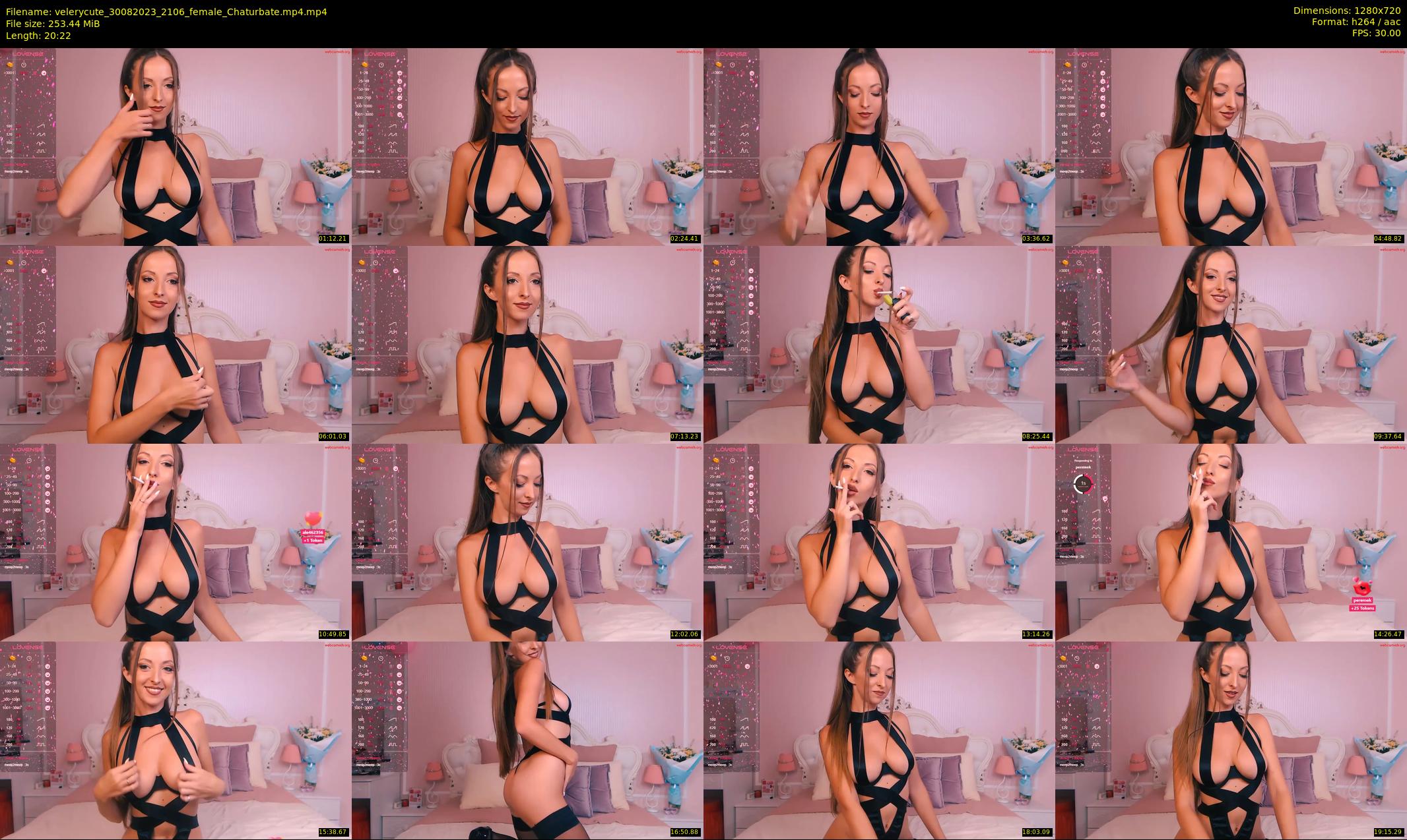 velerycute — 21 minute Chaturbate female cam show recording, 720p, Aug 30, 2023