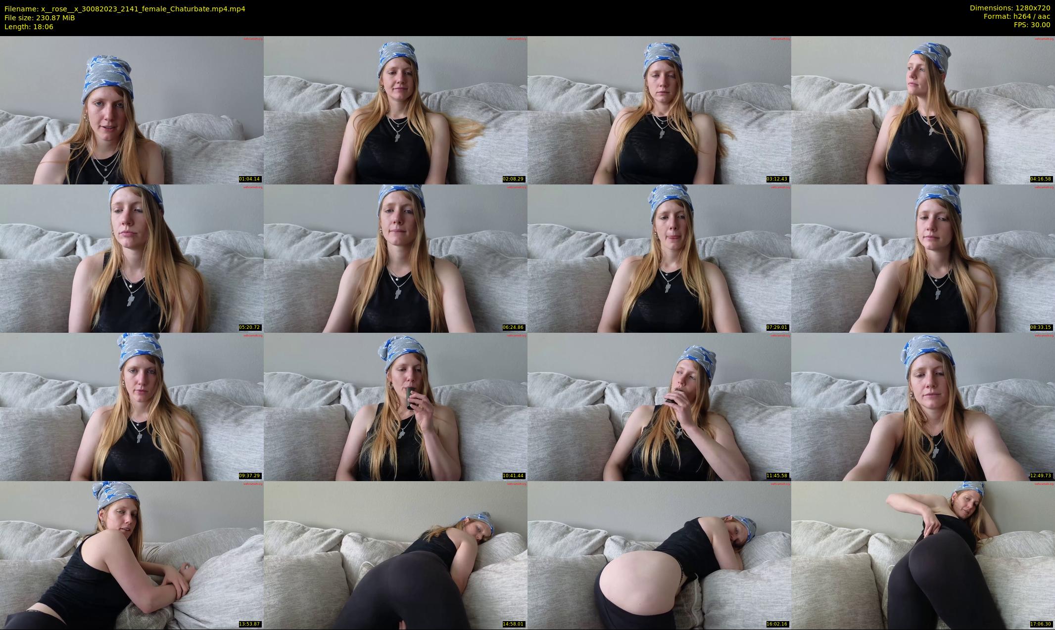 x__rose__x — 19 minute Chaturbate female cam show recording, 720p, Aug 30, 2023