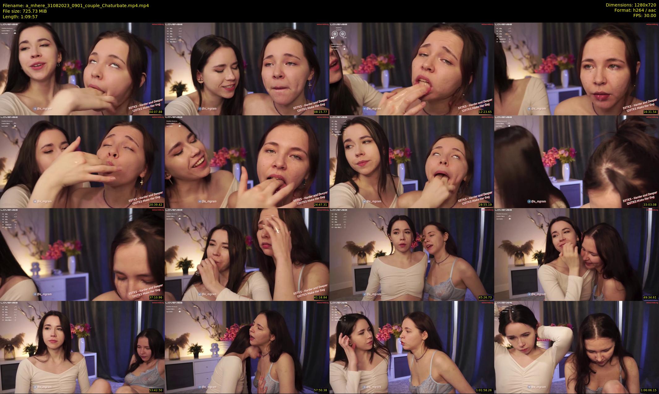 a_mhere — 70 minute Chaturbate couple cam show recording, 720p, Aug 31, 2023
