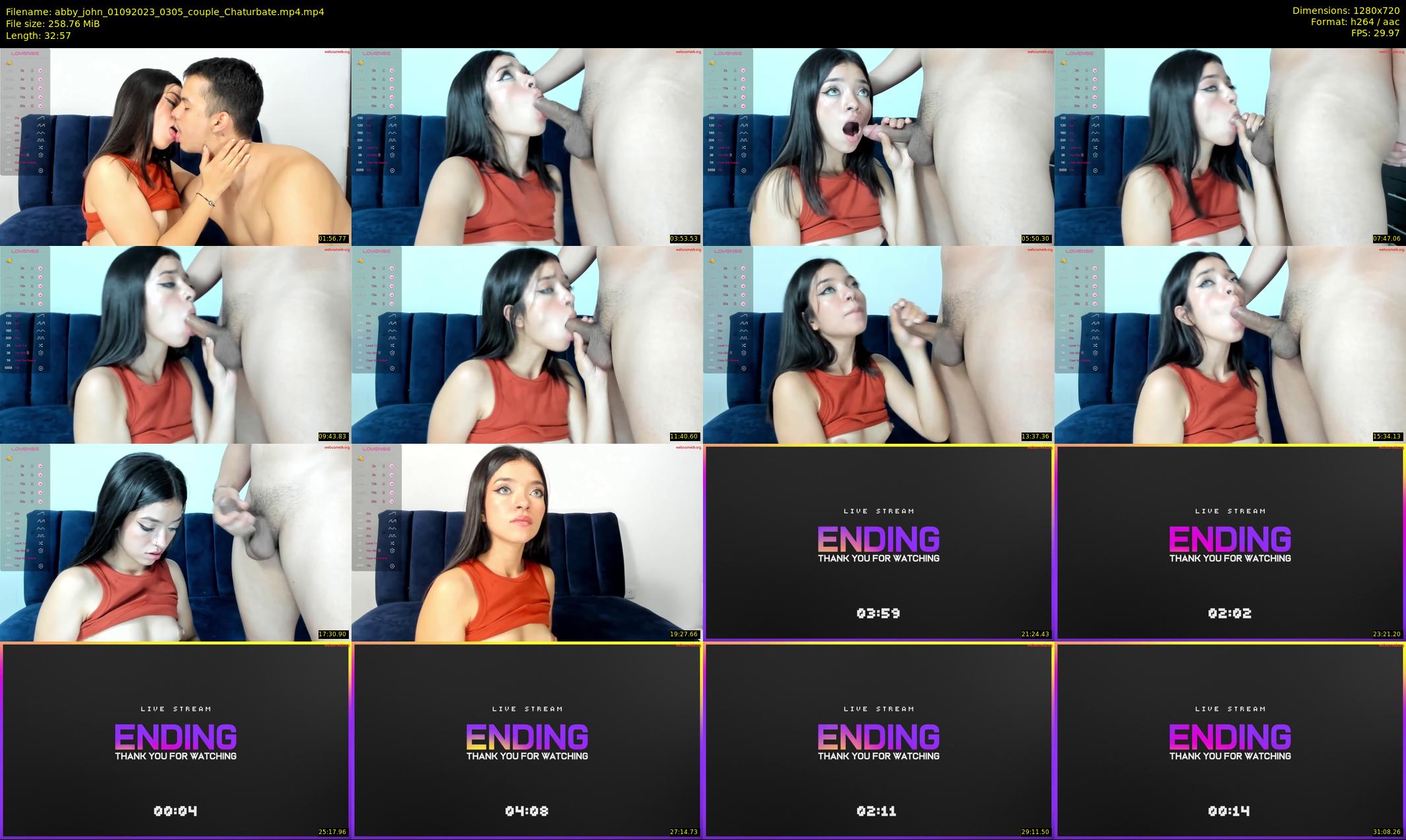 abby_john — 33 minute Chaturbate couple cam show recording, 720p, Sep 1, 2023