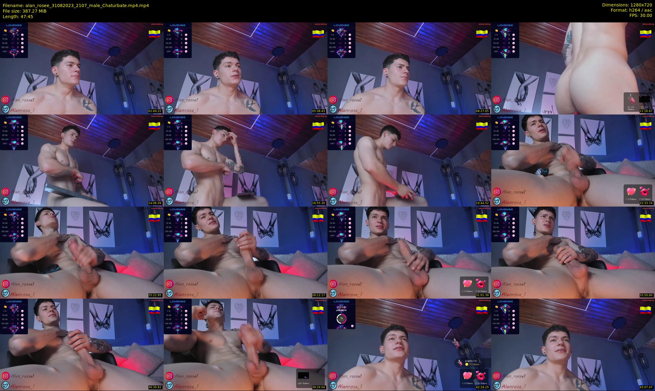 alan_rosee — 48 minute Chaturbate male cam show recording, 720p, Aug 31, 2023
