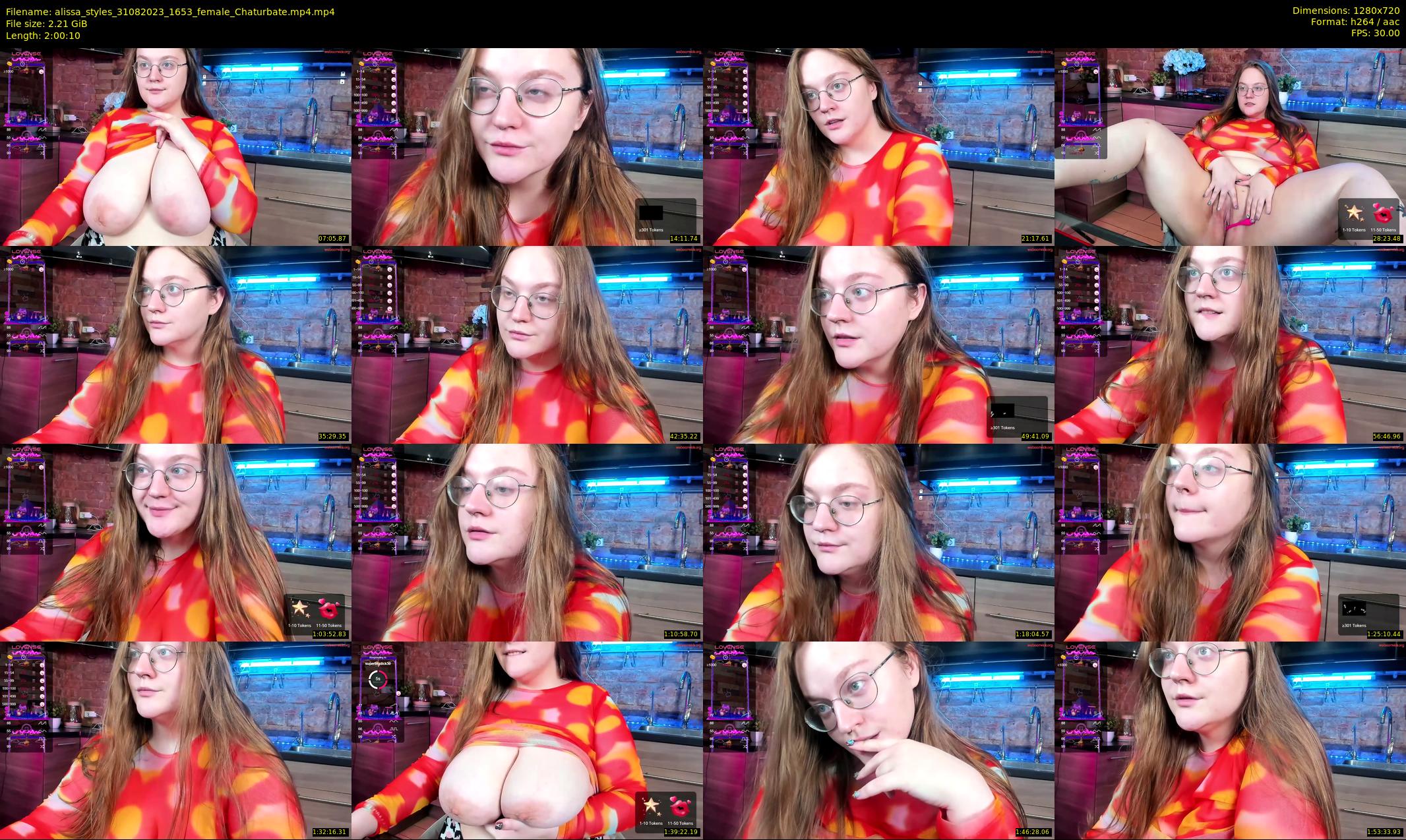 alissa_styles — 121 minute Chaturbate female cam show recording, 720p, Aug 31, 2023