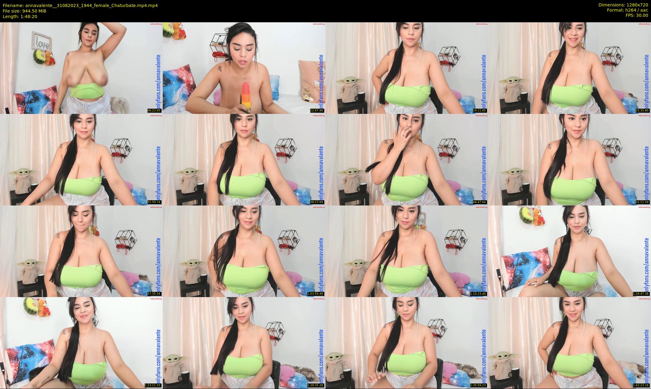 annavalente_ — 109 minute Chaturbate female cam show recording, 720p, Aug 31, 2023