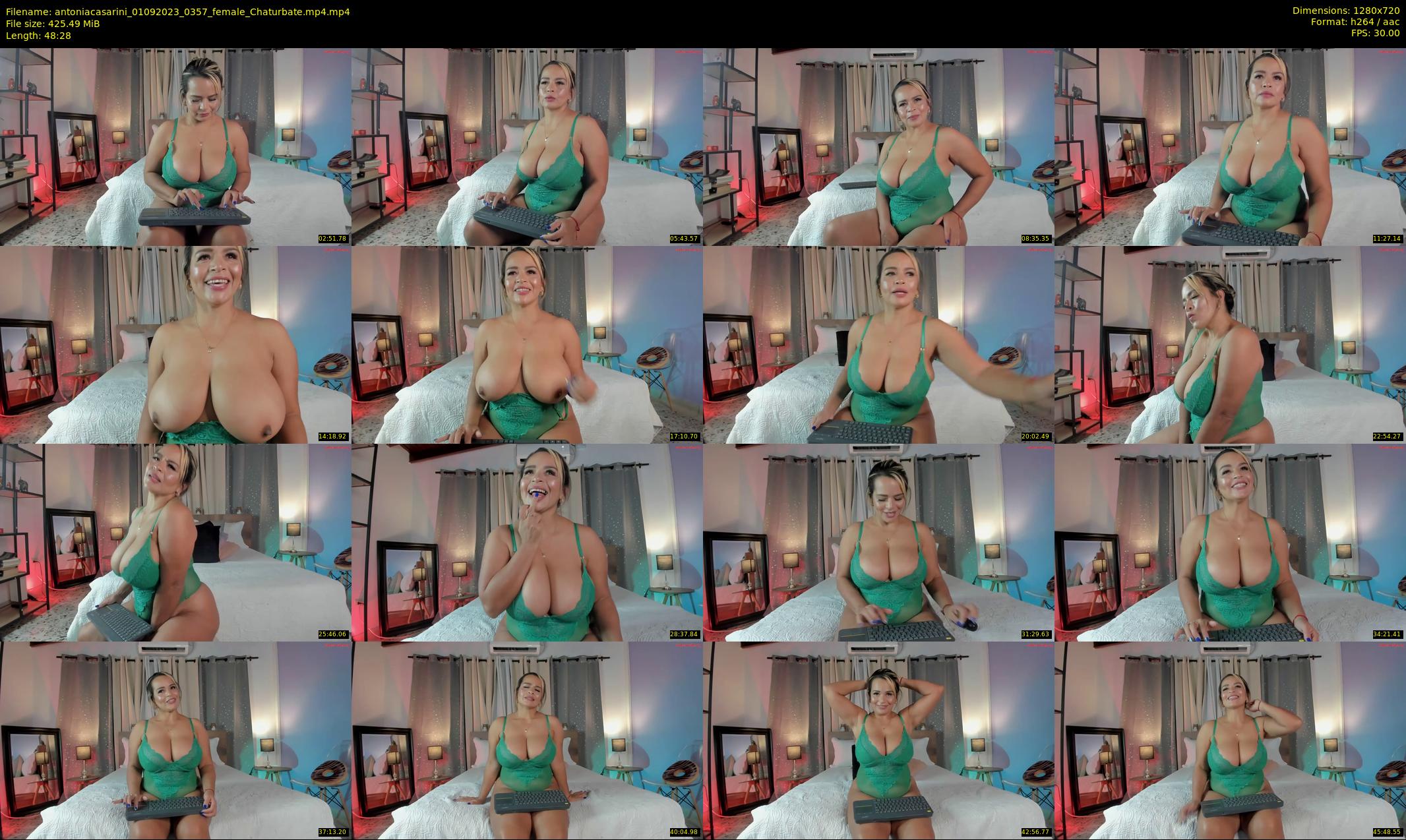 antoniacasarini — 49 minute Chaturbate female cam show recording, 720p, Sep 1, 2023
