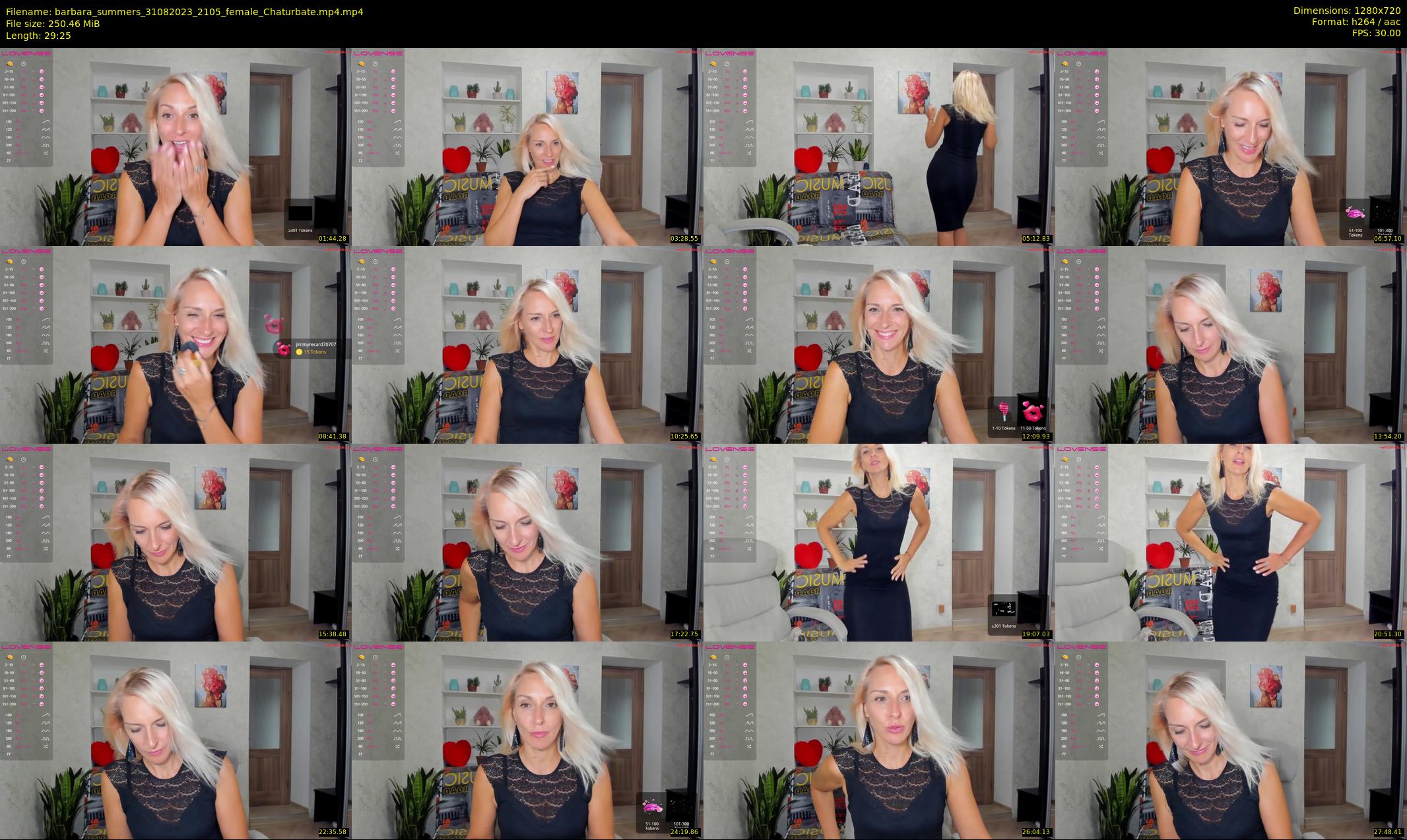 barbara_summers — 30 minute Chaturbate female cam show recording, 720p, Aug 31, 2023