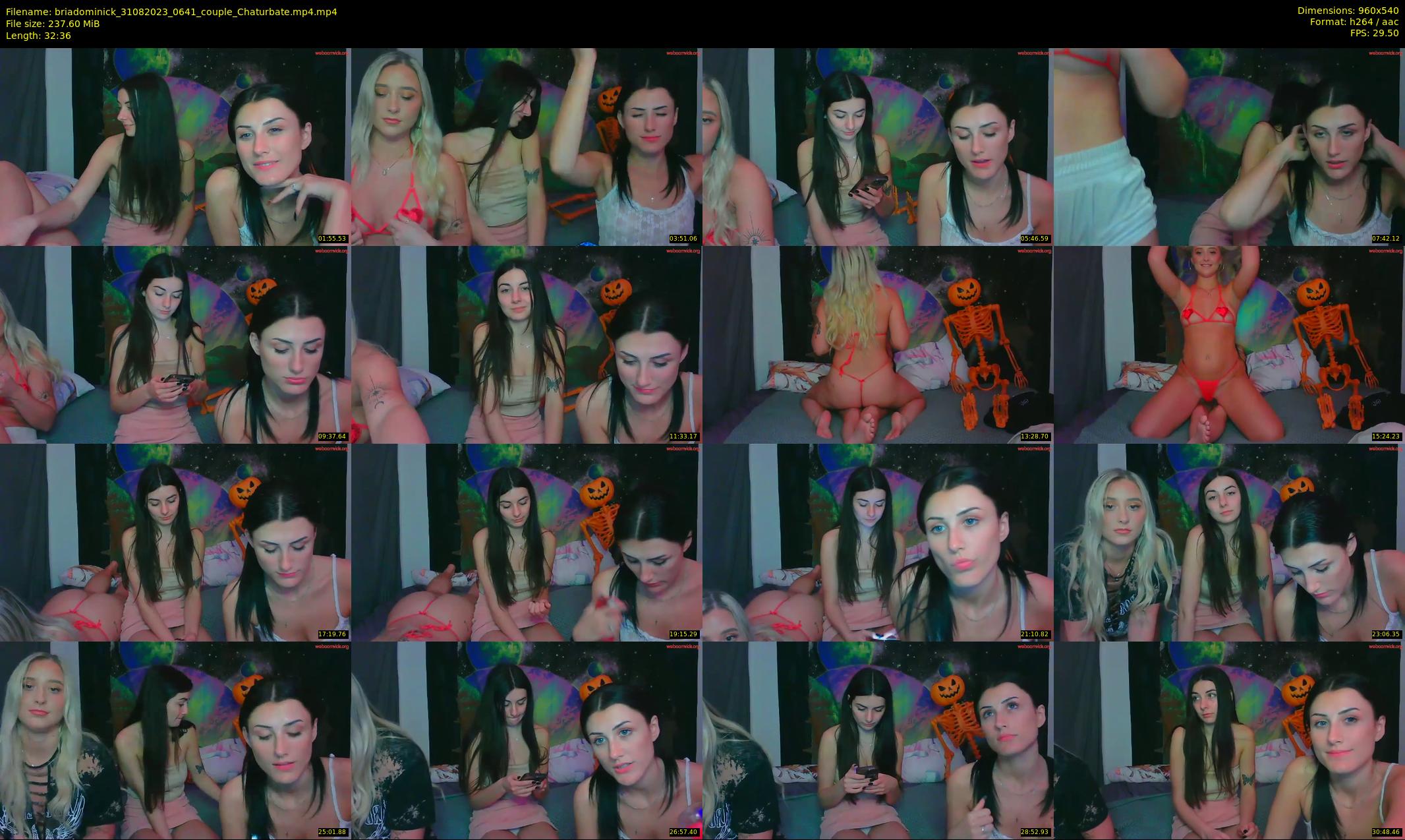 briadominick — 33 minute Chaturbate couple cam show recording, 480p, Aug 31, 2023