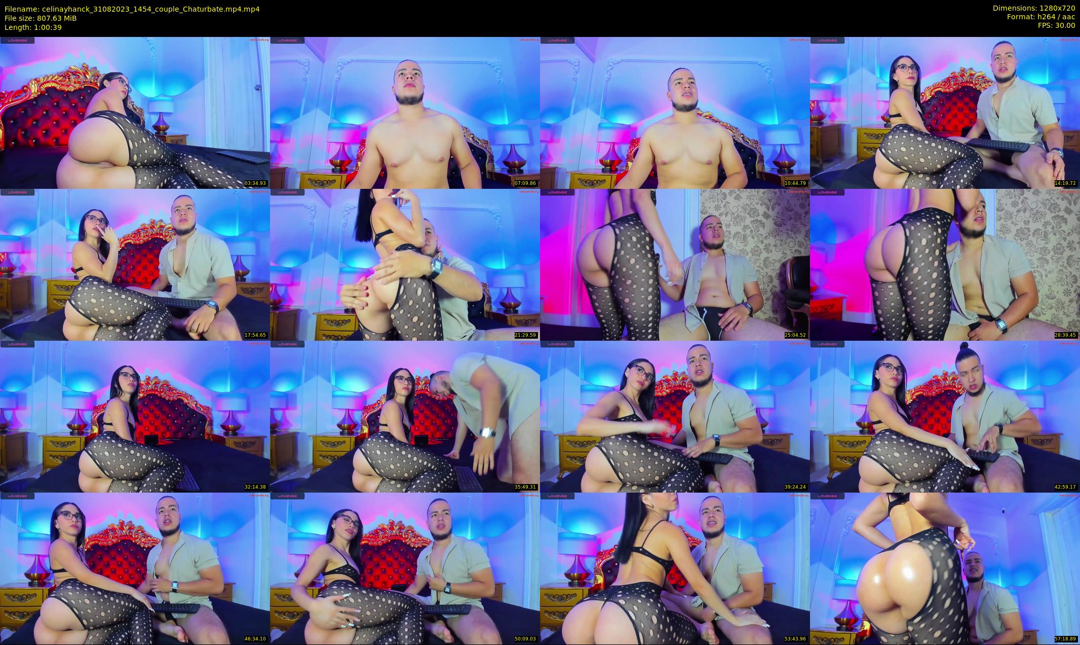 celinayhanck — 61 minute Chaturbate couple cam show recording, 720p, Aug 31, 2023