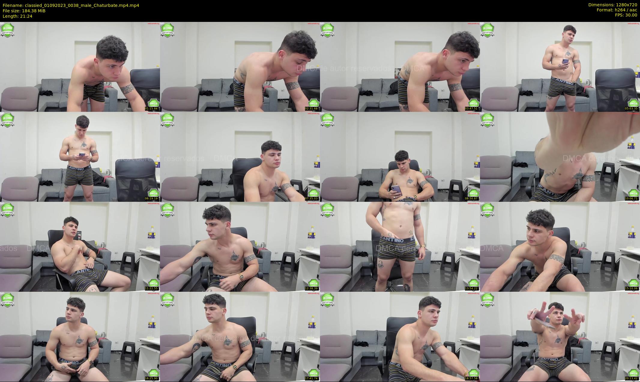 classied — 22 minute Chaturbate male cam show recording, 720p, Sep 1, 2023