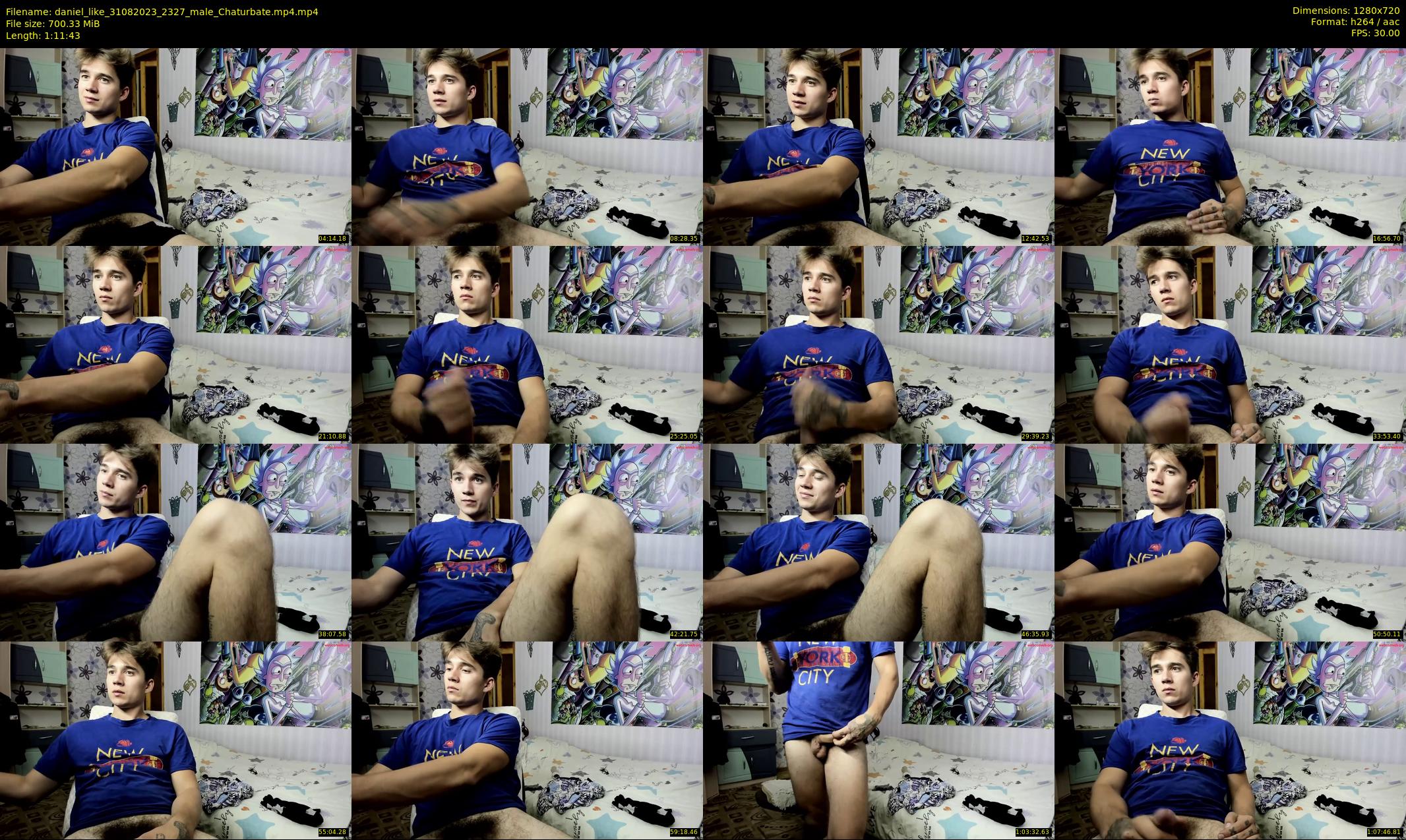 daniel_like — 72 minute Chaturbate male cam show recording, 720p, Aug 31, 2023
