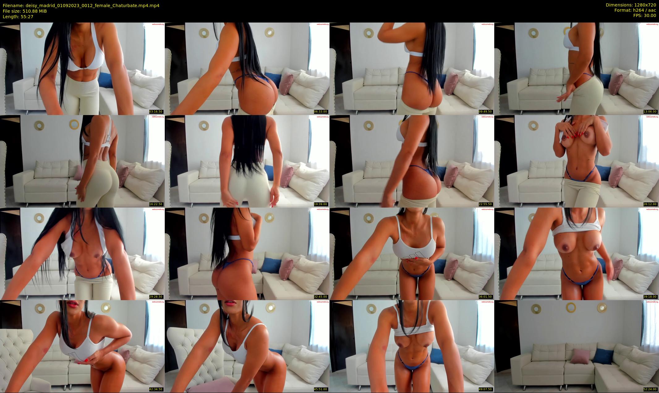deisy_madrid — 56 minute Chaturbate female cam show recording, 720p, Sep 1, 2023