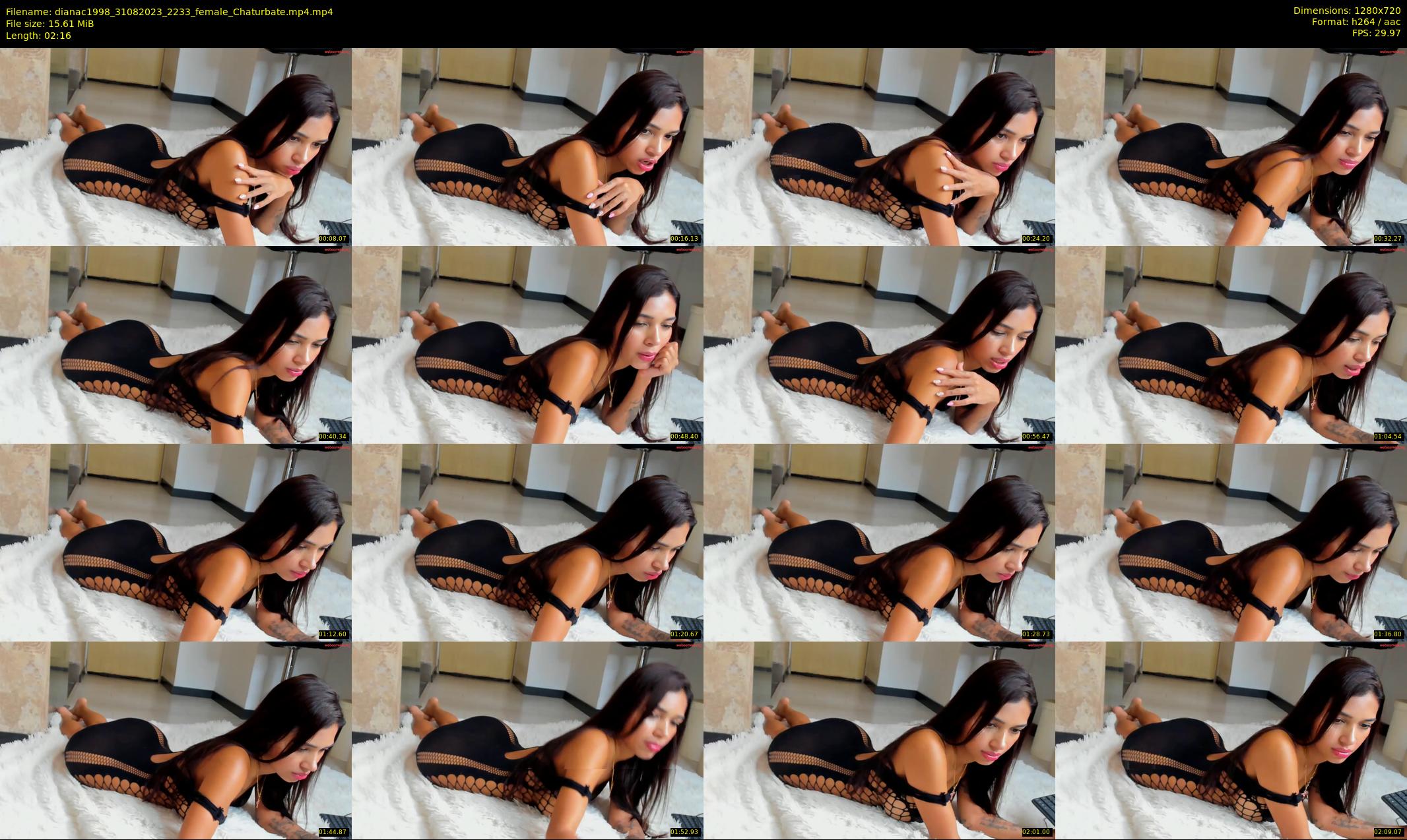 dianac1998 — 3 minute Chaturbate female cam show recording, 720p, Aug 31, 2023