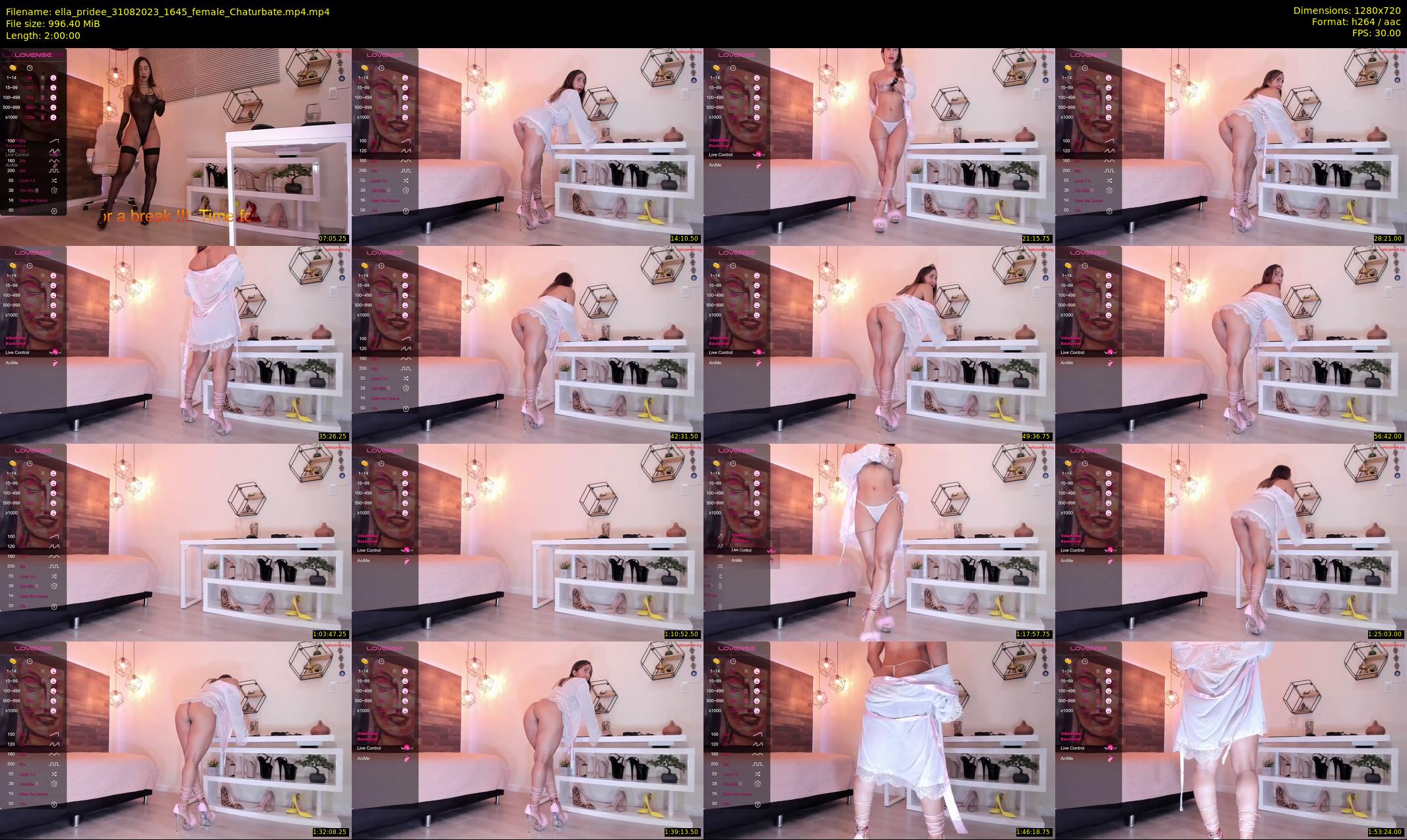 ella_pridee — 120 minute Chaturbate female cam show recording, 720p, Aug 31, 2023