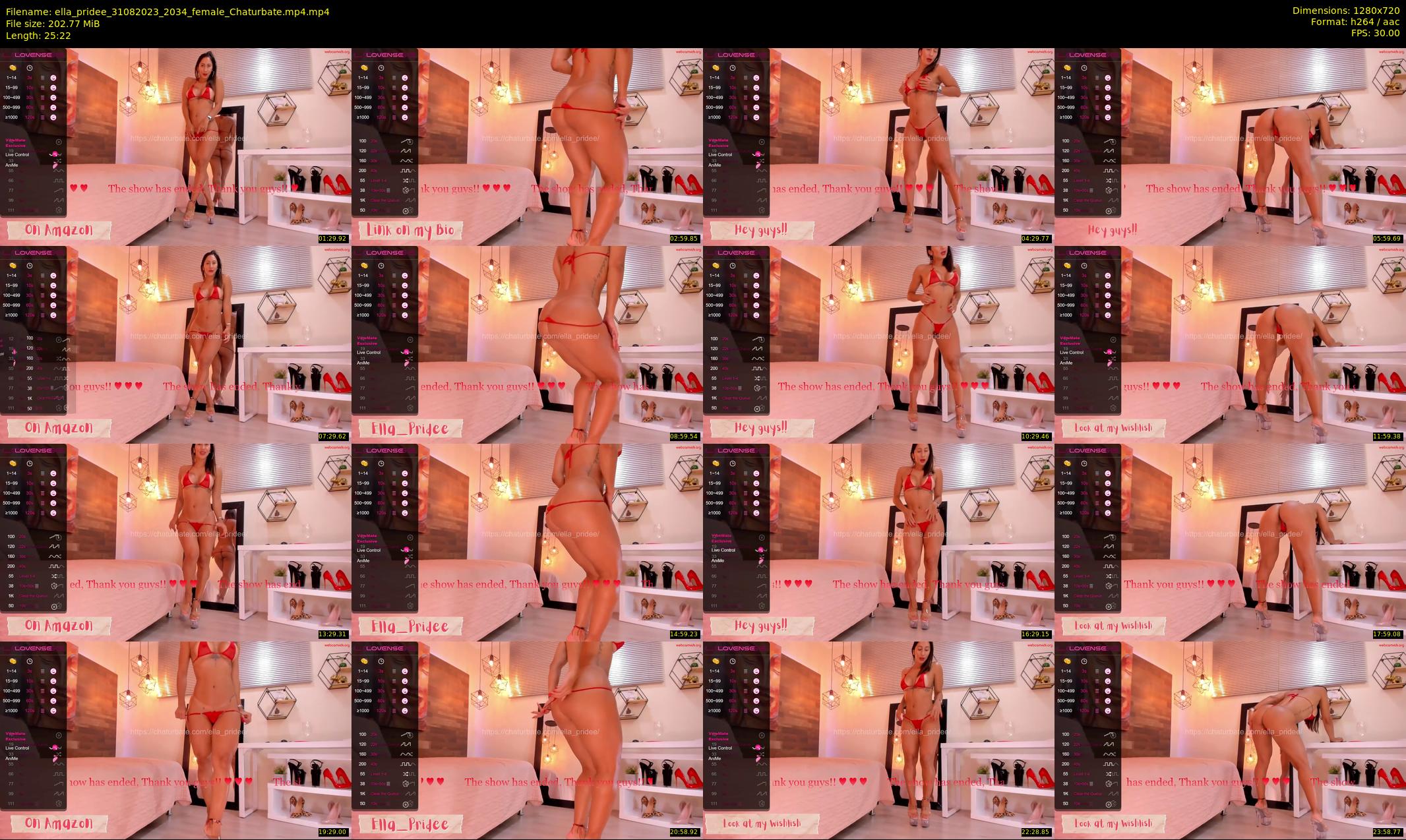 ella_pridee — 26 minute Chaturbate female cam show recording, 720p, Aug 31, 2023