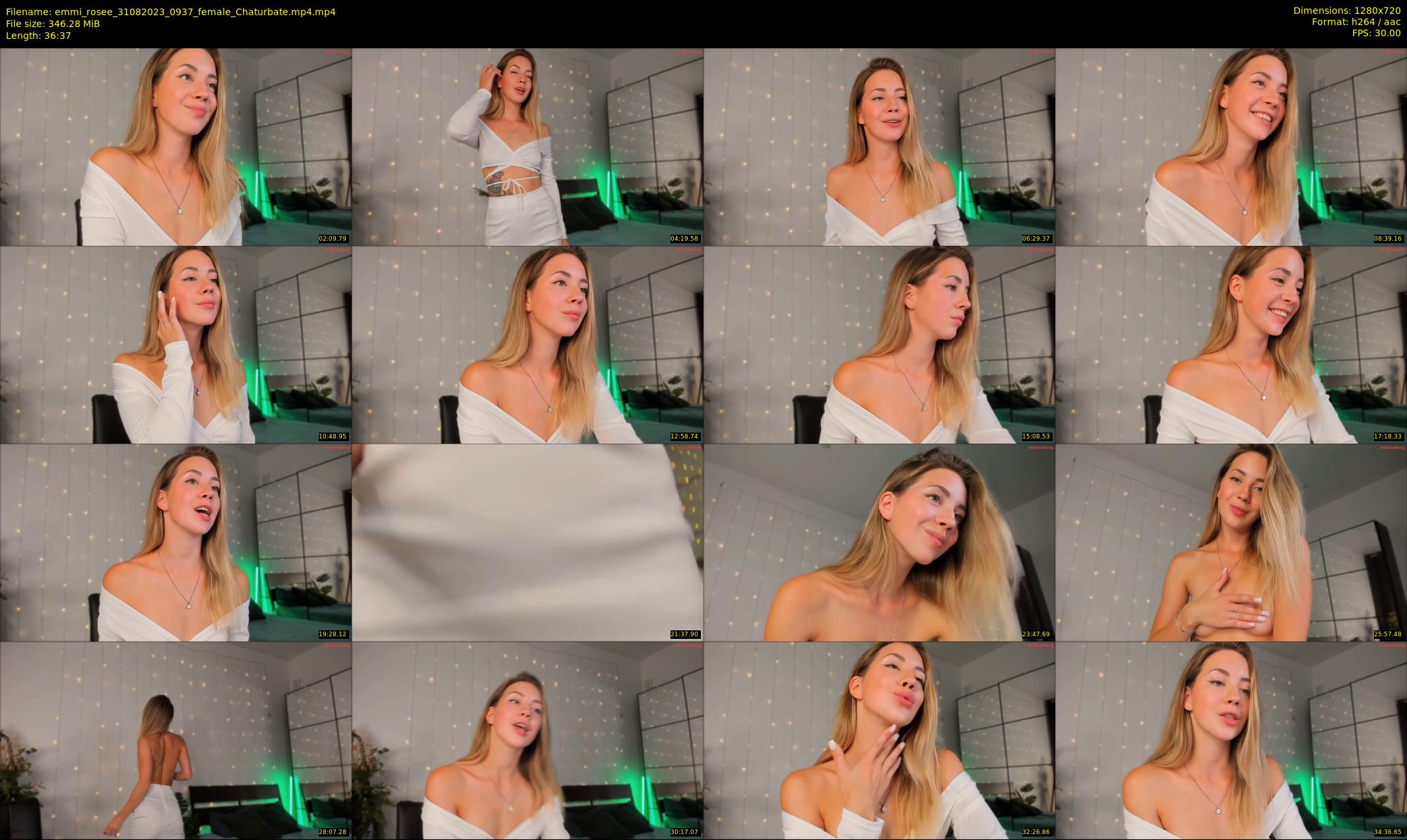emmi_rosee — 37 minute Chaturbate female cam show recording, 720p, Aug 31, 2023