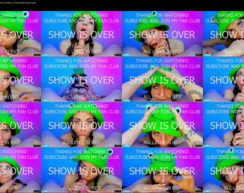 geeksparty — 3 minute Chaturbate couple cam show recording, 720p, Sep 1, 2023