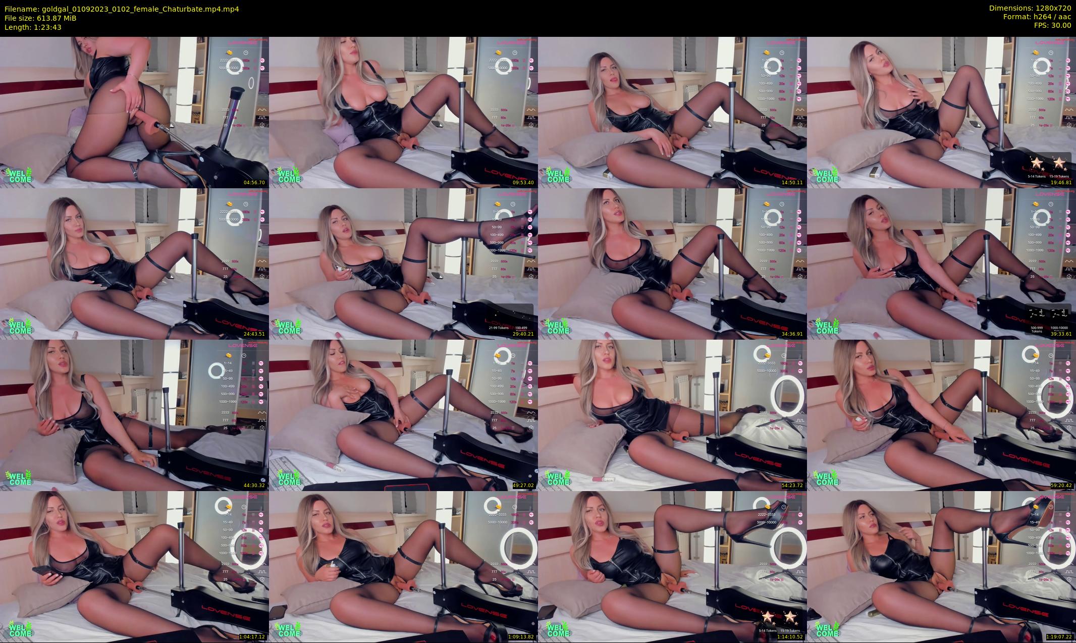 goldgal — 84 minute Chaturbate female cam show recording, 720p, Sep 1, 2023